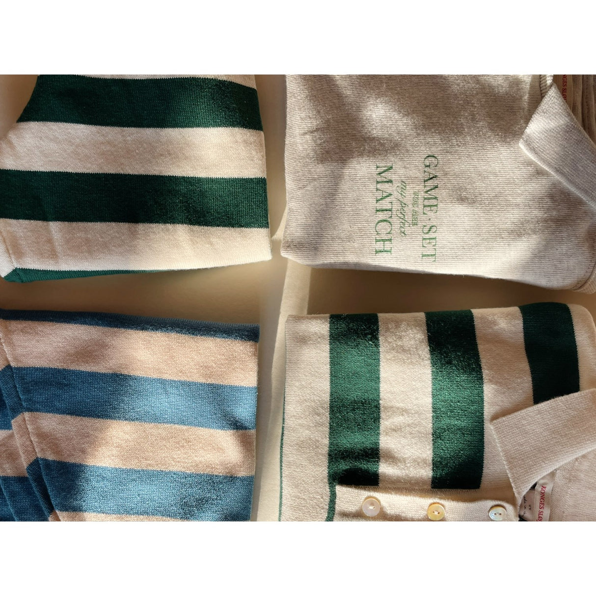 Konges Sløjd Pine Grove Stripe Manis Strik Polo