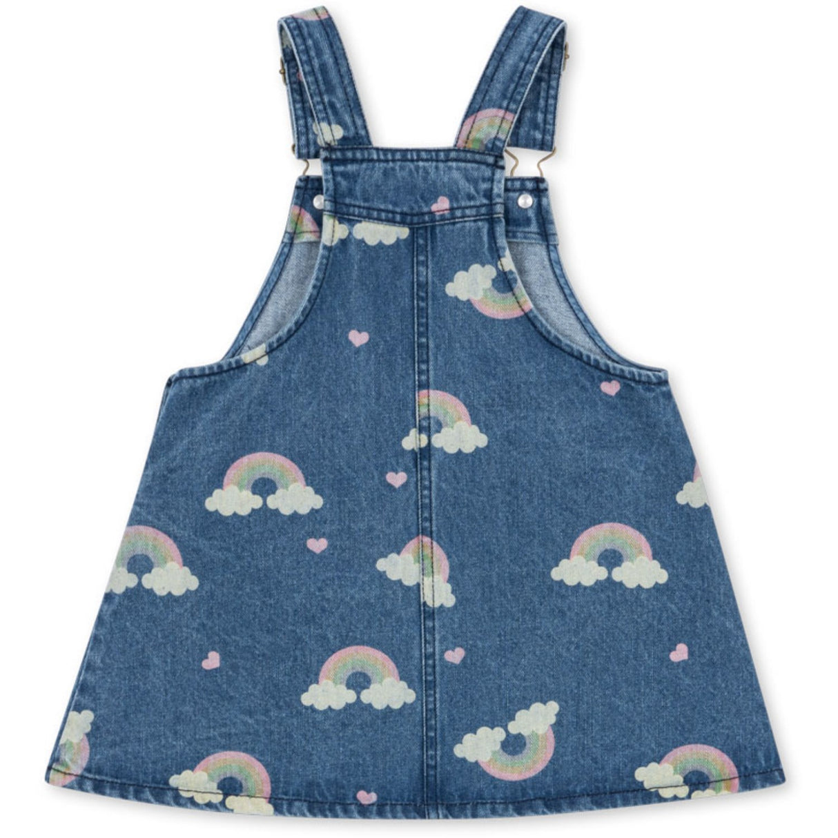 Konges Sløjd Rainbow Magot Overall Kjole Denim GOTS