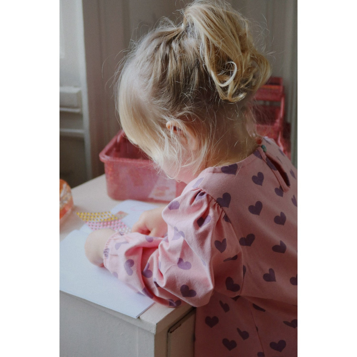 Konges Sløjd Hortensia Coeur Drey Slit Bluse GOTS