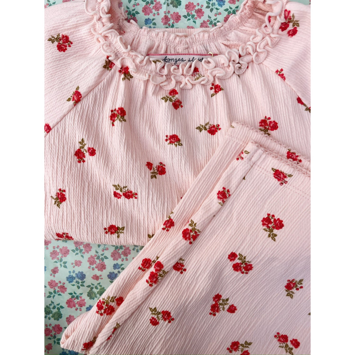 Konges Sløjd Rosa Pink Chleo Bukser GOTS