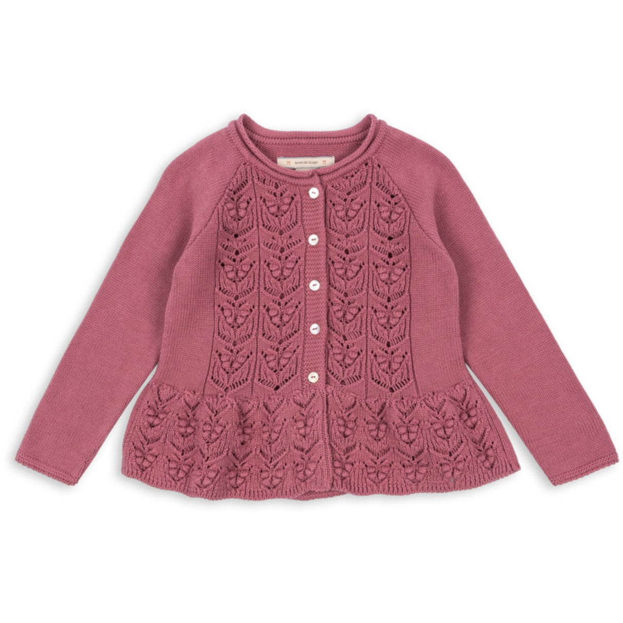 Konges Sløjd Deco Rose Cabby Flæse Cardigan GOTS