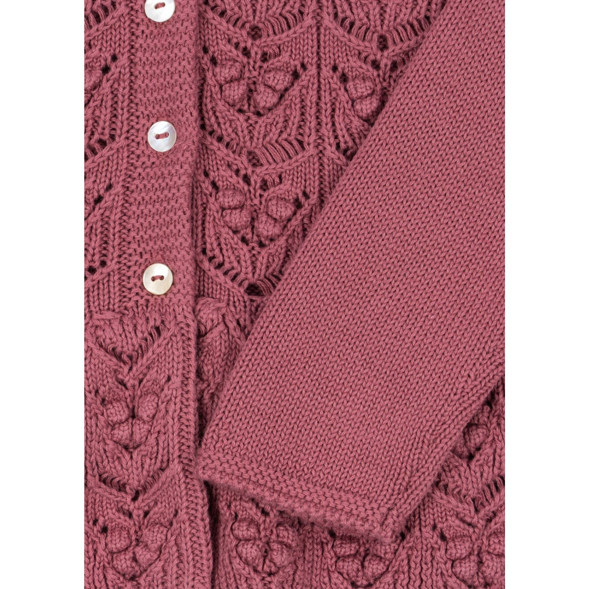 Konges Sløjd Deco Rose Cabby Flæse Cardigan GOTS