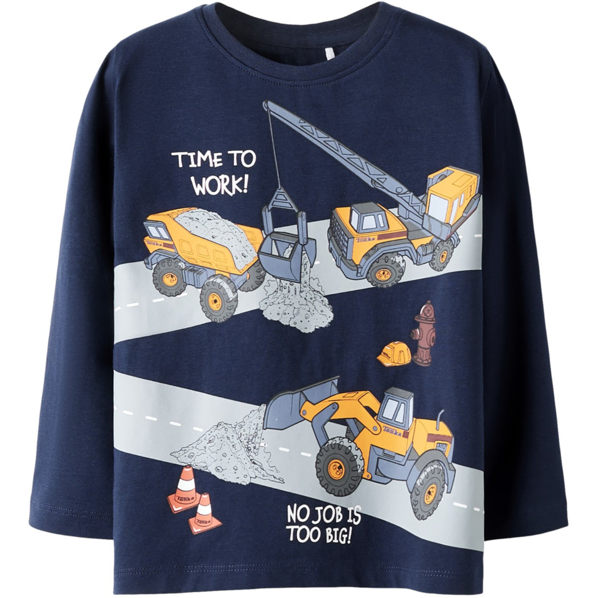 Name It Navy Blazer Nmmofek Tonka Ls Nreg Top Cplg