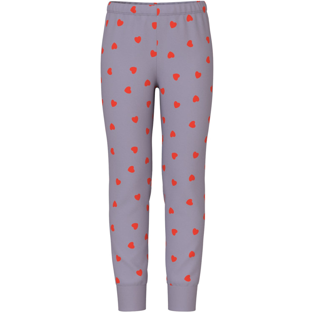 Name It Lavender Gray Nkfnightset Lavender Hearts Noos