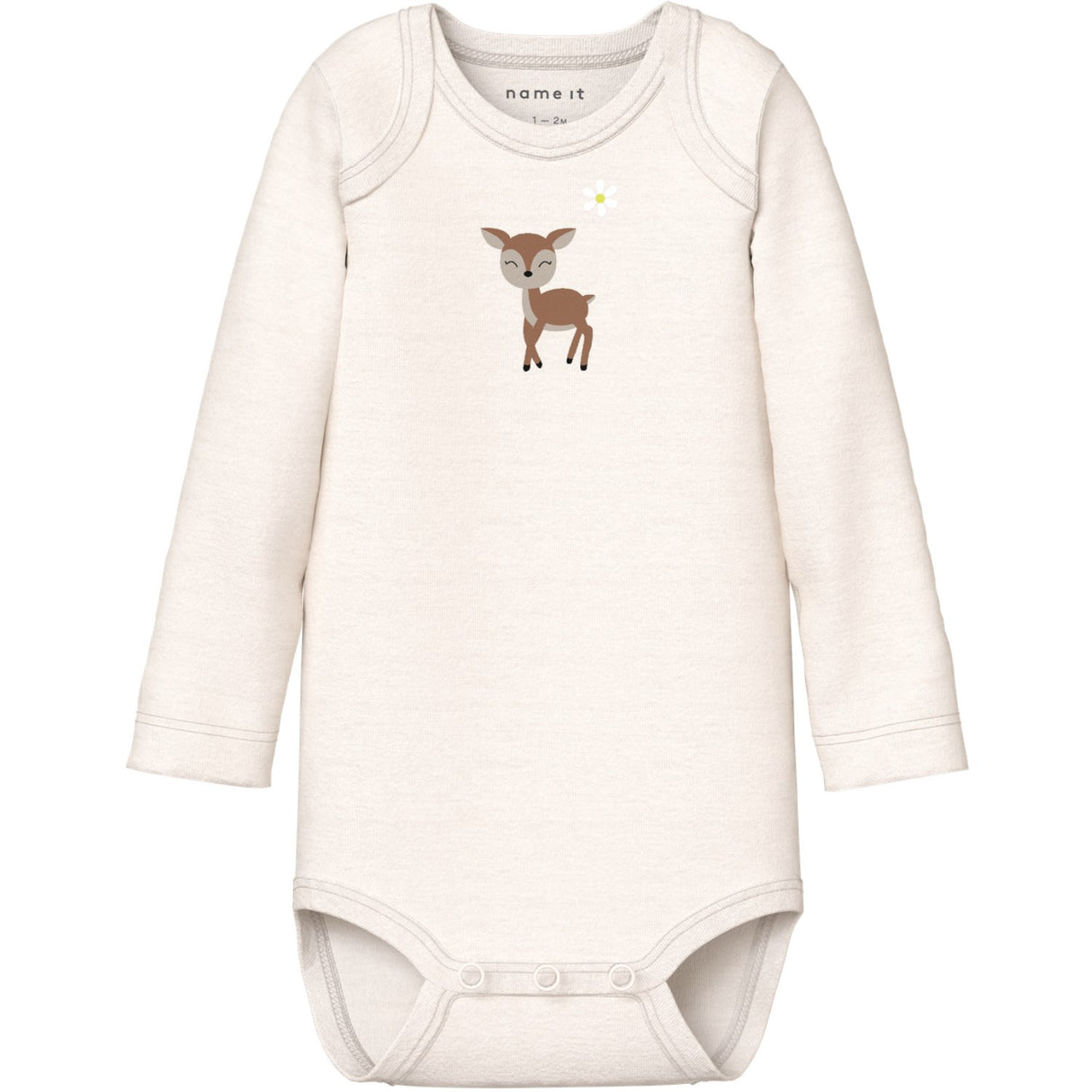 Name It Lilac Marble Nbfbody 3P Ls Lilac Marble Deer Noos