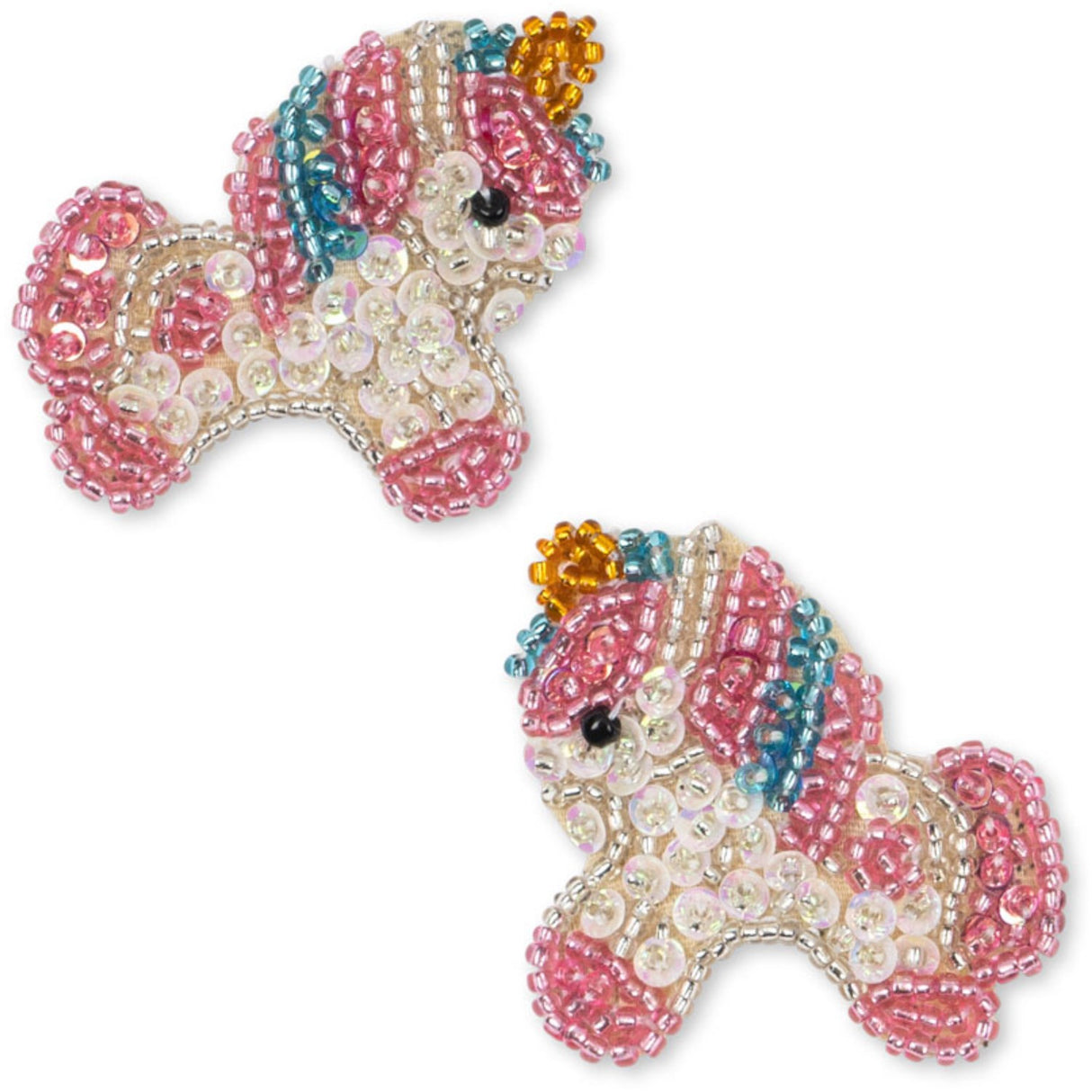 Konges Sløjd Unicorn 2 Pak Unicorn Beaded Hårspænder