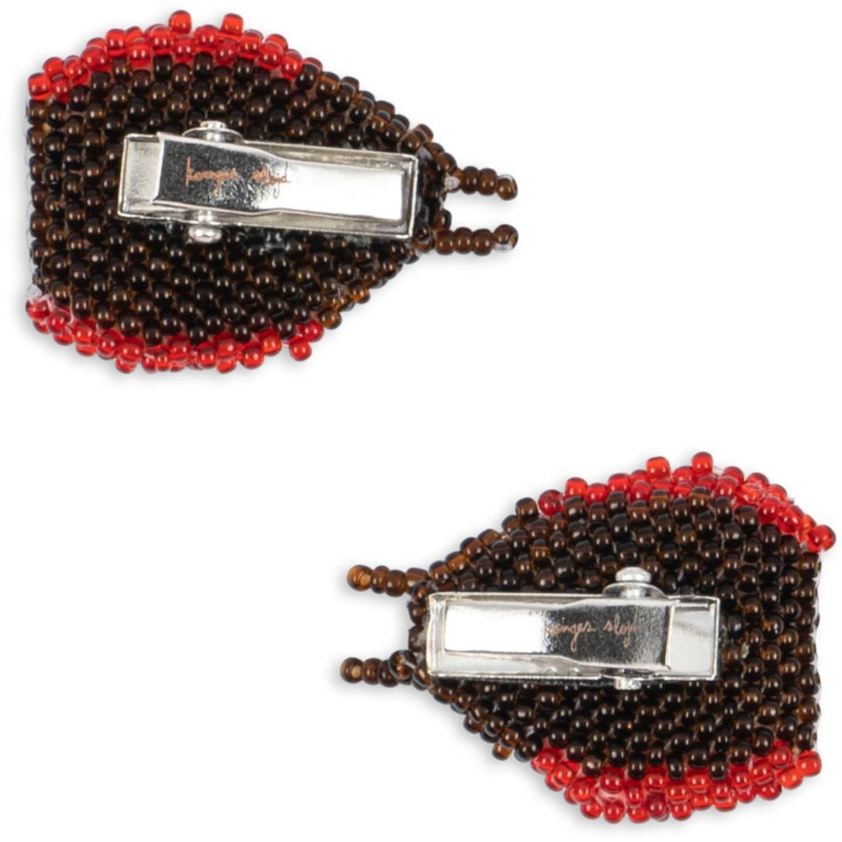 Konges Sløjd Ladybug 2 Pak Ladybug Beaded Hårspænder