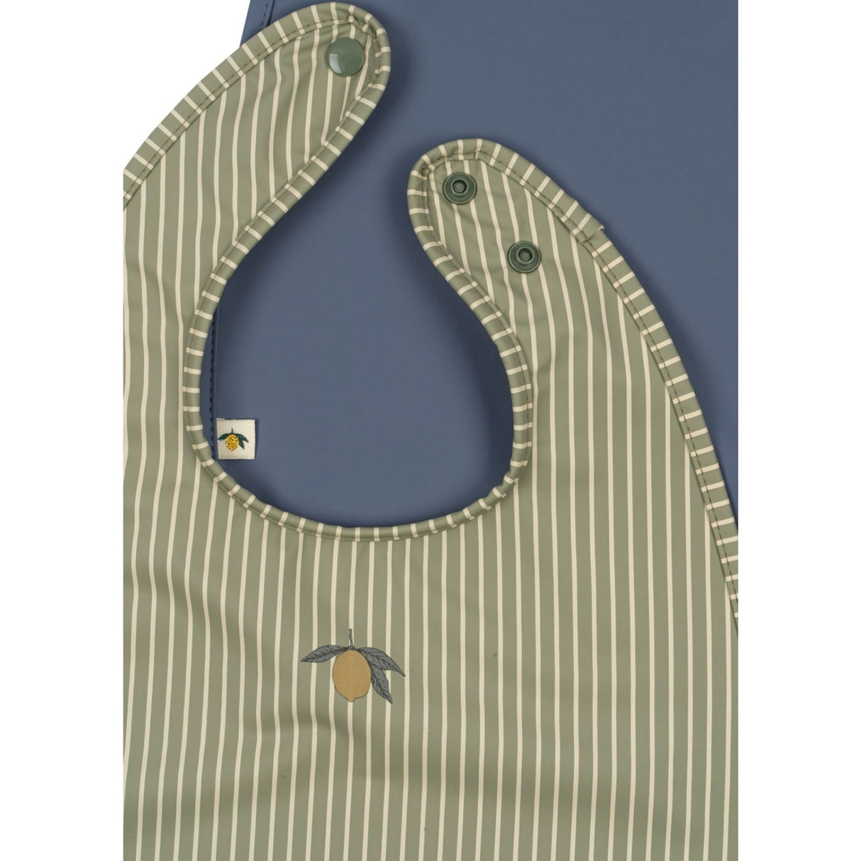 Konges Sløjd Tea Stripe/Flint Stone 2 Pak Dinner Hagesmæk