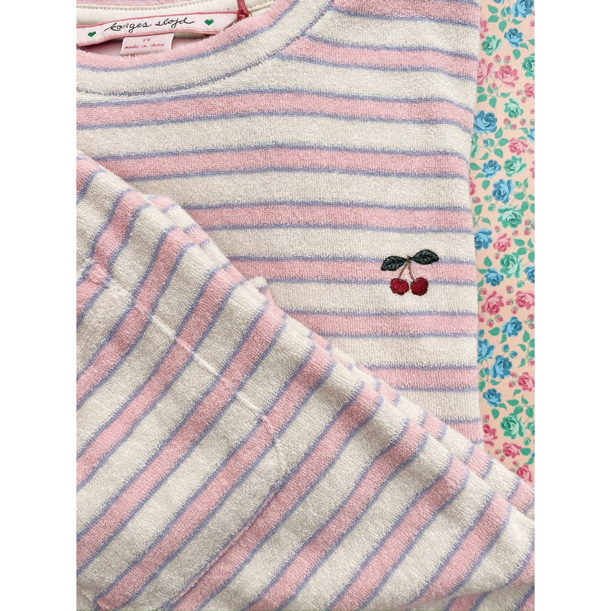 Konges Sløjd Lolly Stripe Itty Sweatshirt GOTS