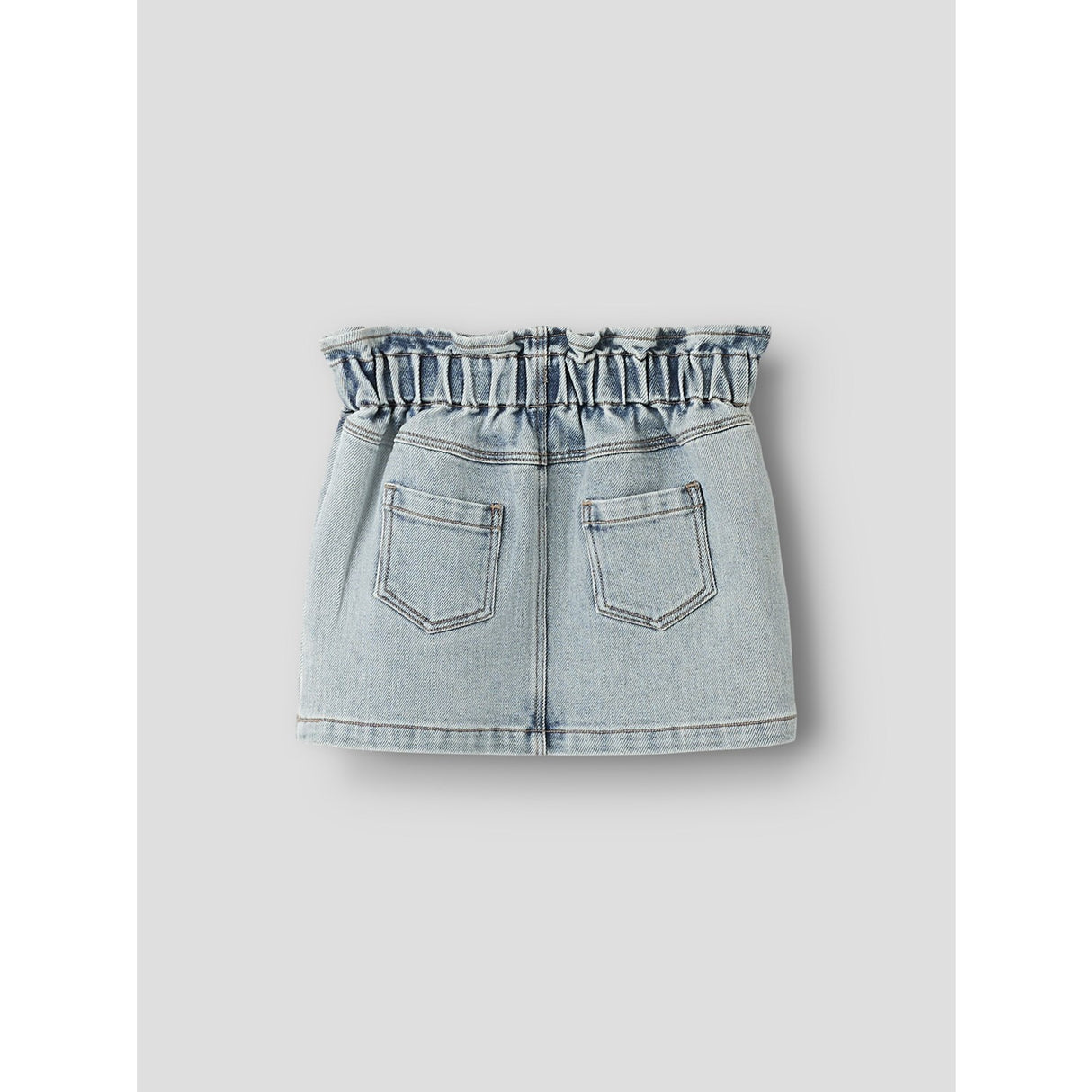 Lil'Atelier Medium Blue Denim Flower Emb Nmfdarlee Doa Dnm Nederdel 4499-Se Lil