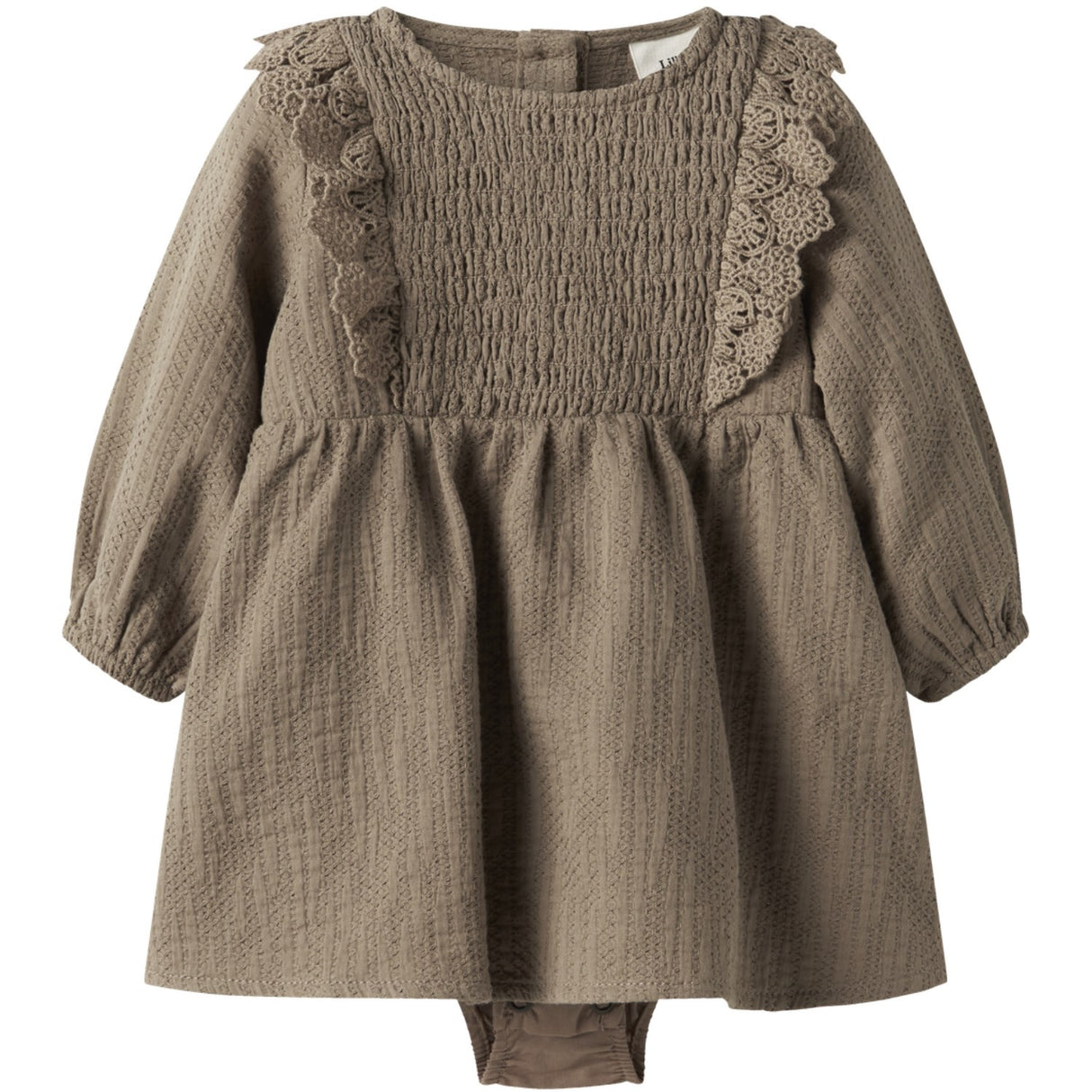 Lil'Atelier Sepia Tint Nbfrosita Liu Ls Body Kjole Lil