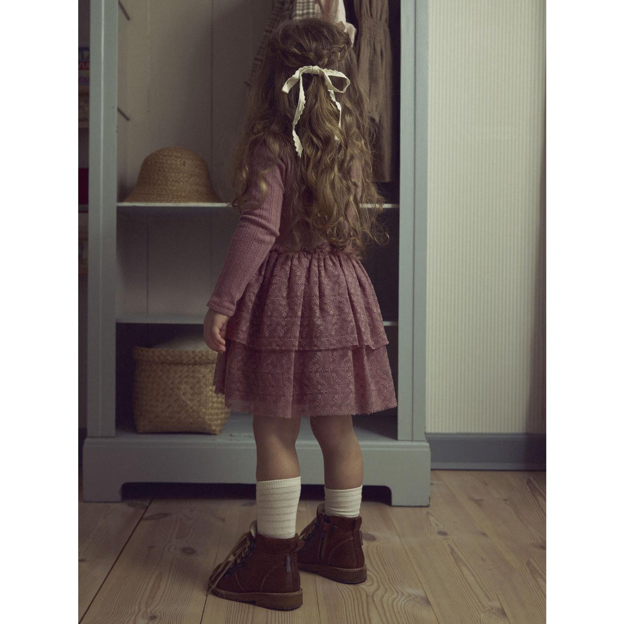 Lil'Atelier Nostalgia Rose Nmfrobelle Ls Kjole Lil