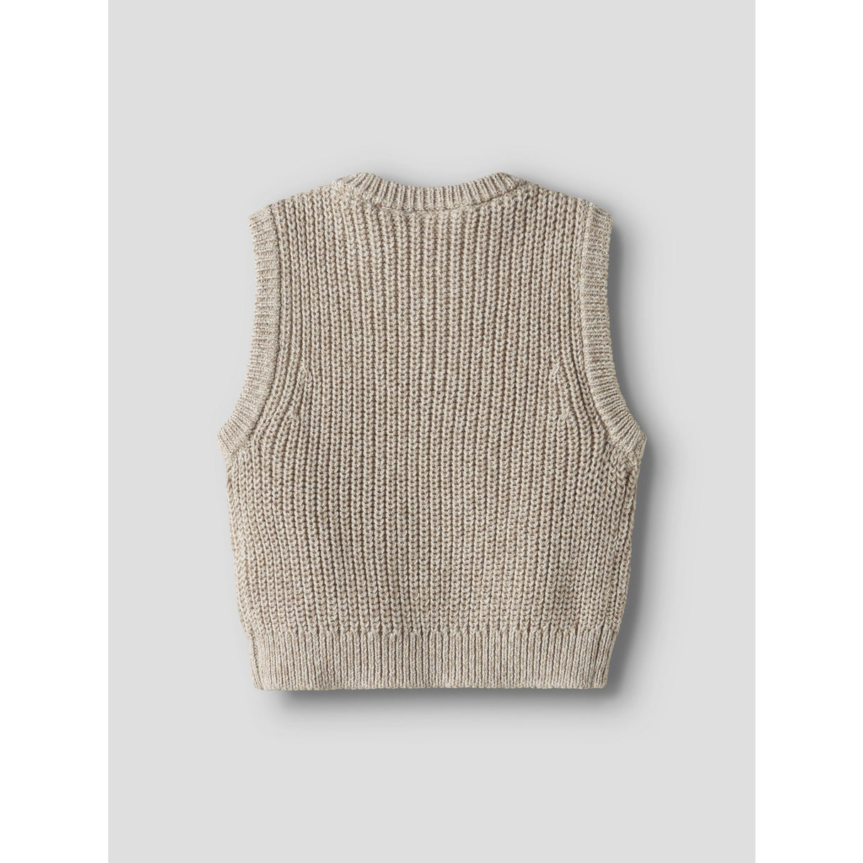 Lil'Atelier Oxford Tan Melange Nbmrokko Strik Vest Lil