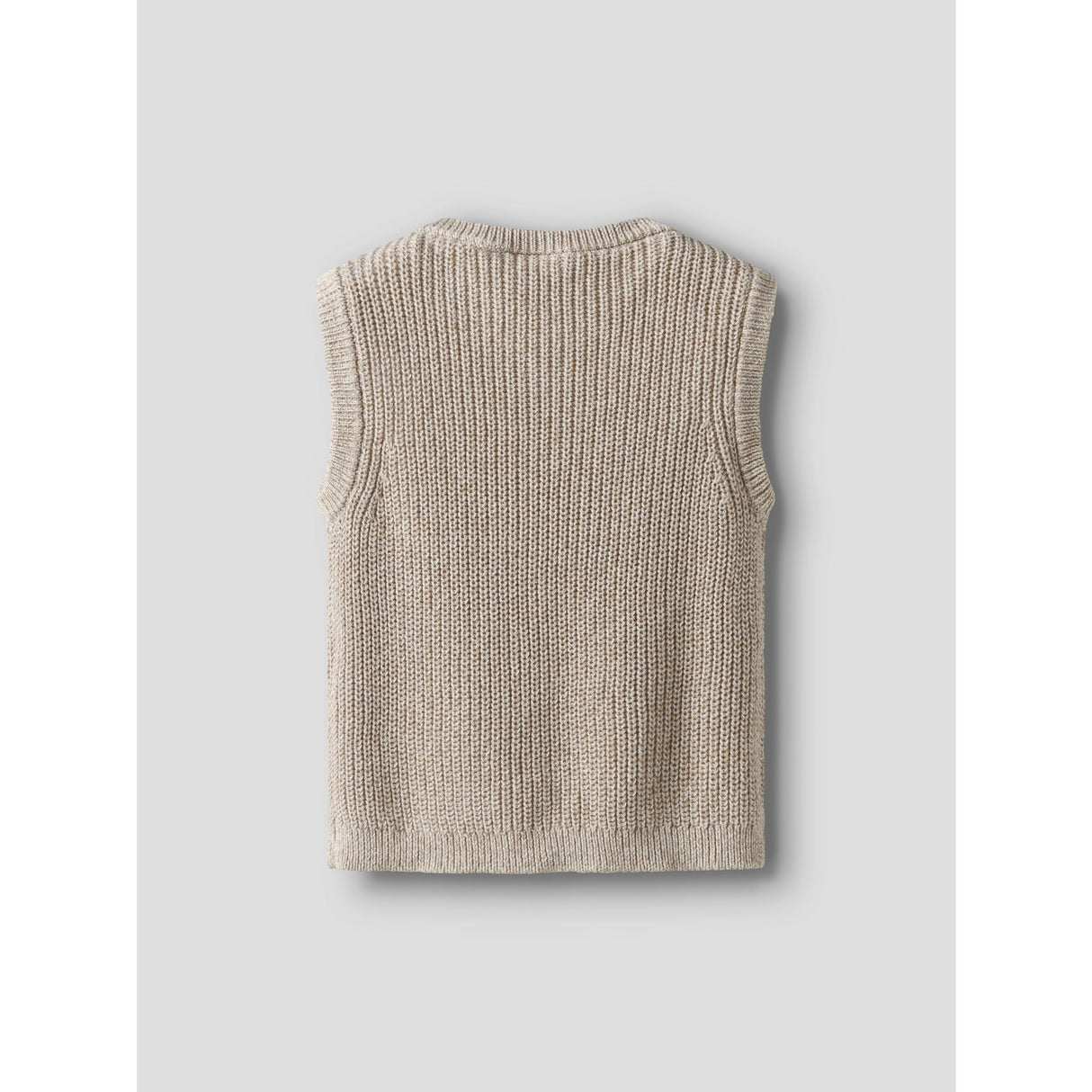 Lil'Atelier Oxford Tan Melange Nmmrokko Strik Vest Lil