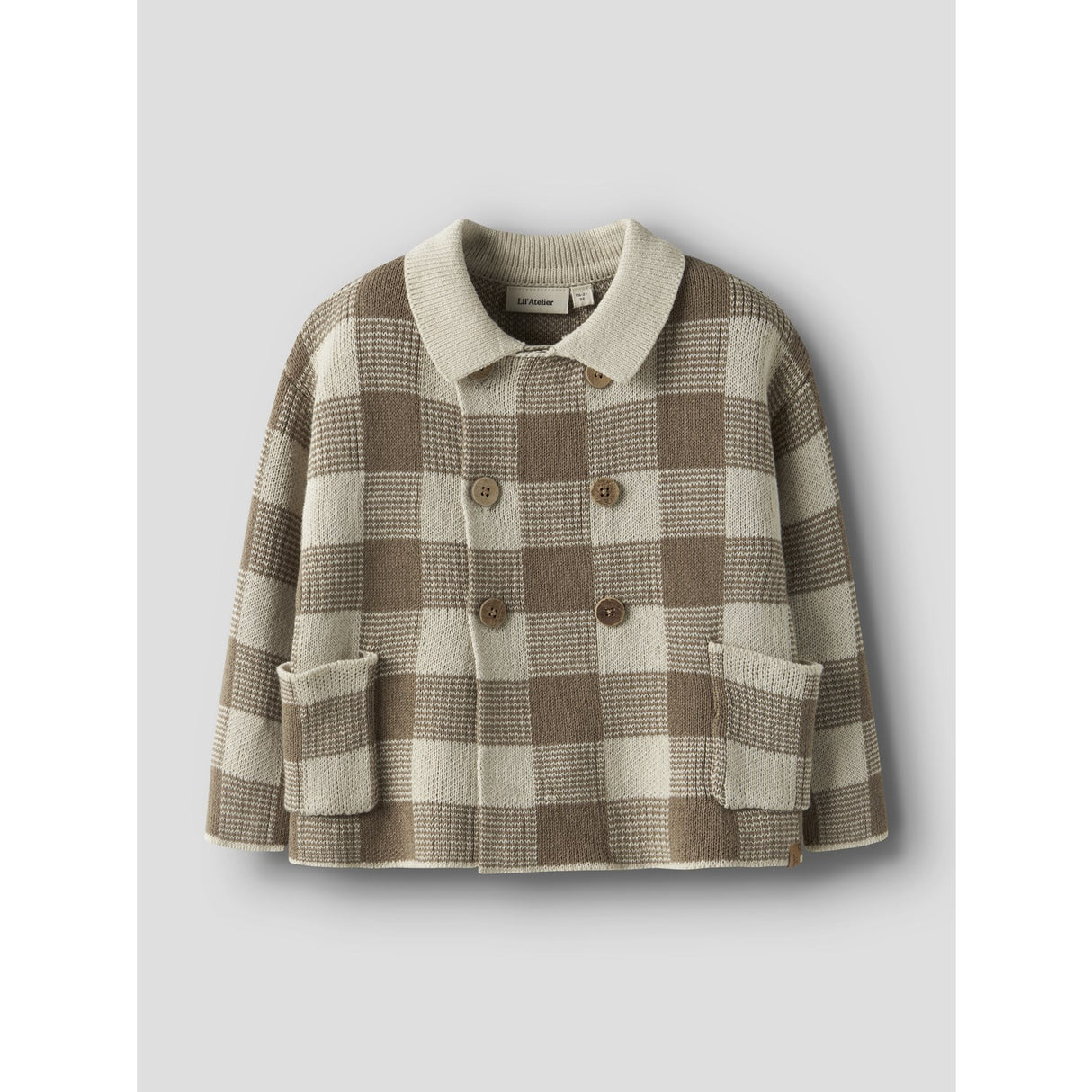 Lil'Atelier Sepia Tint Nmmrobo Ls Loose Strik Card Lil