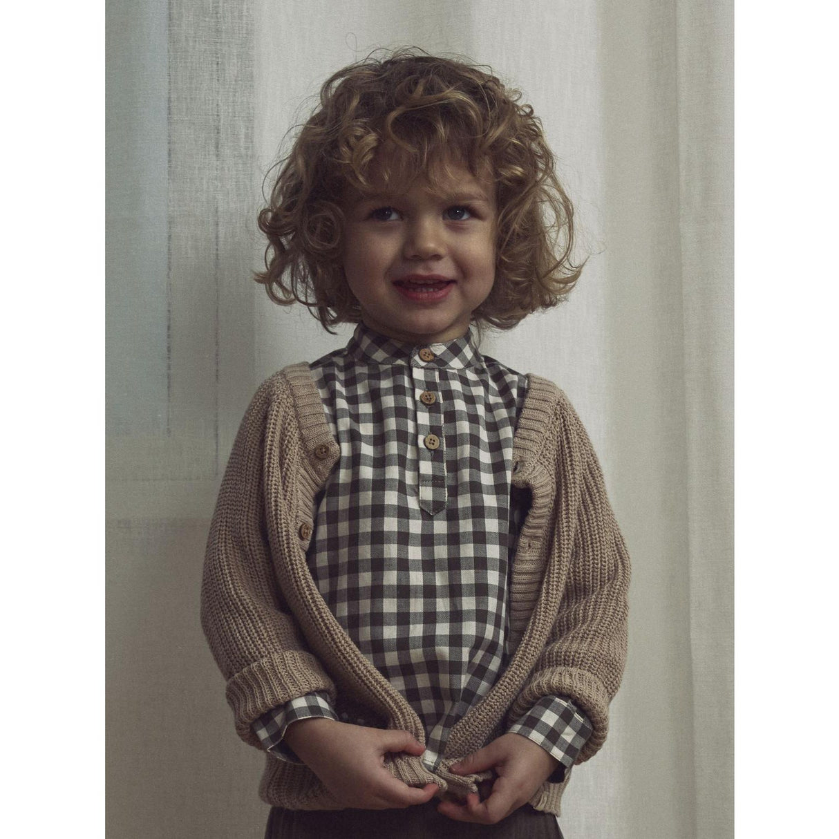 Lil'Atelier Oxford Tan Nmmemlen Lak Ls Strik Card Lil