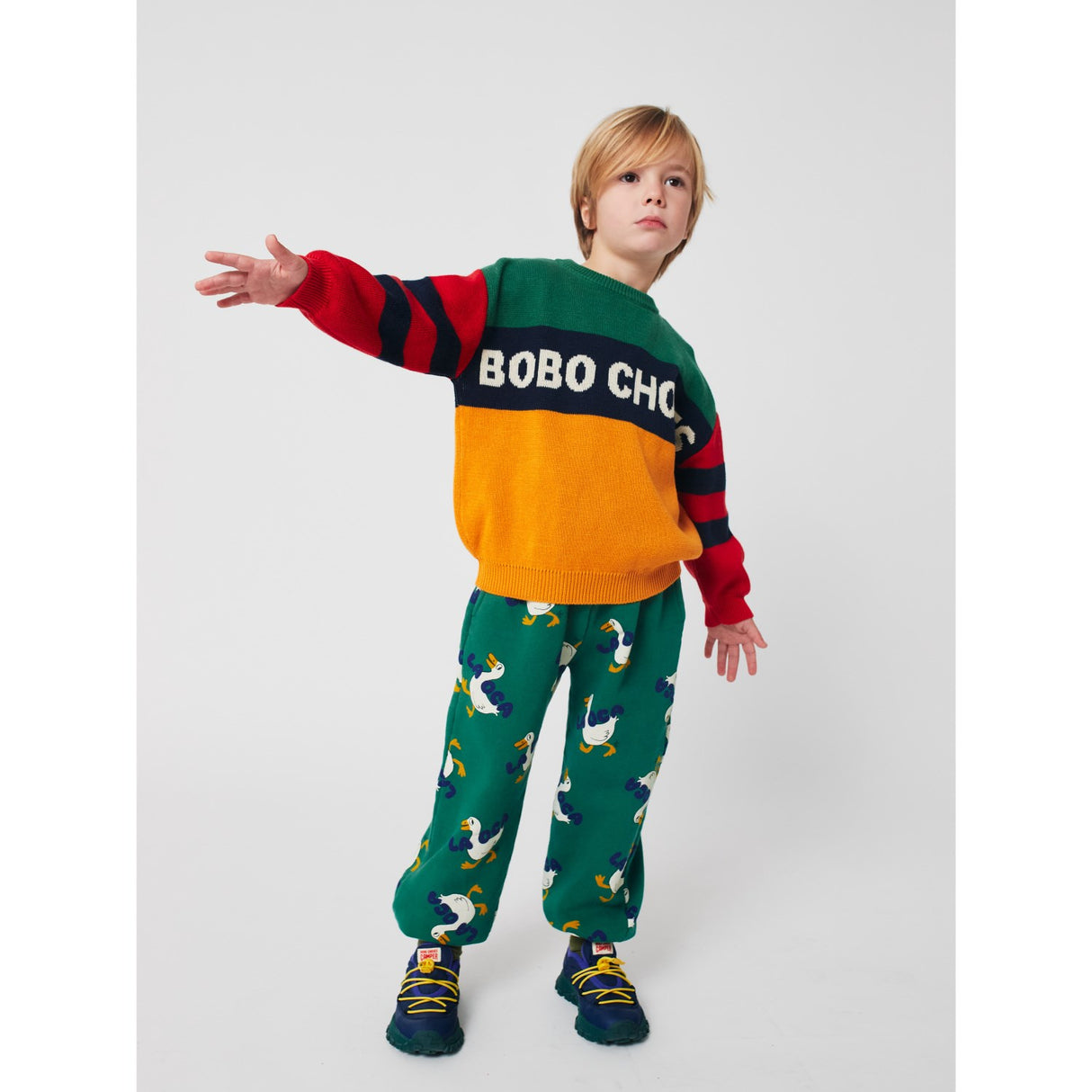 Bobo Choses Multicolor Farve Block Jumper