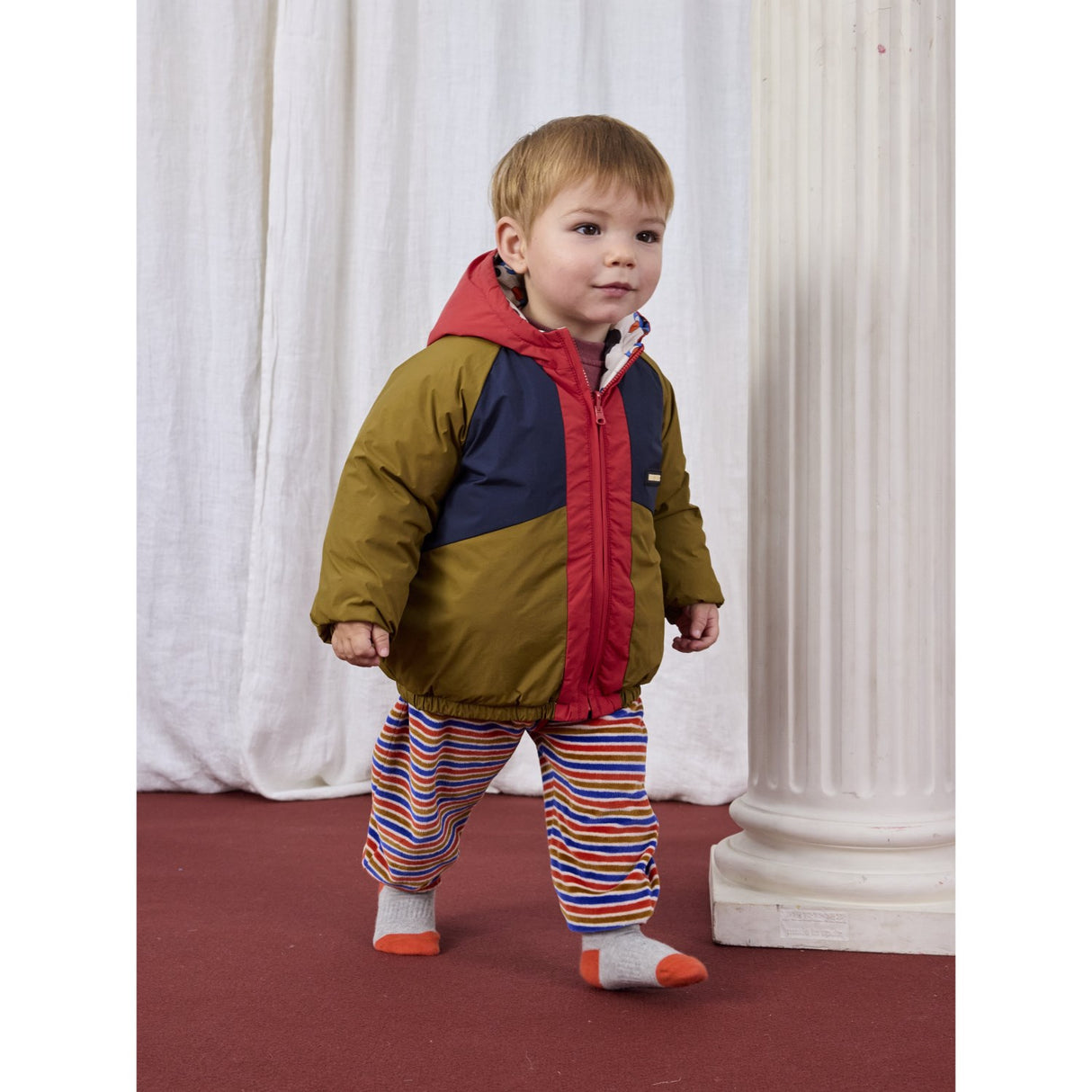 Bobo Choses Multicolor Doggy Mate All Over Vendbar Jakke