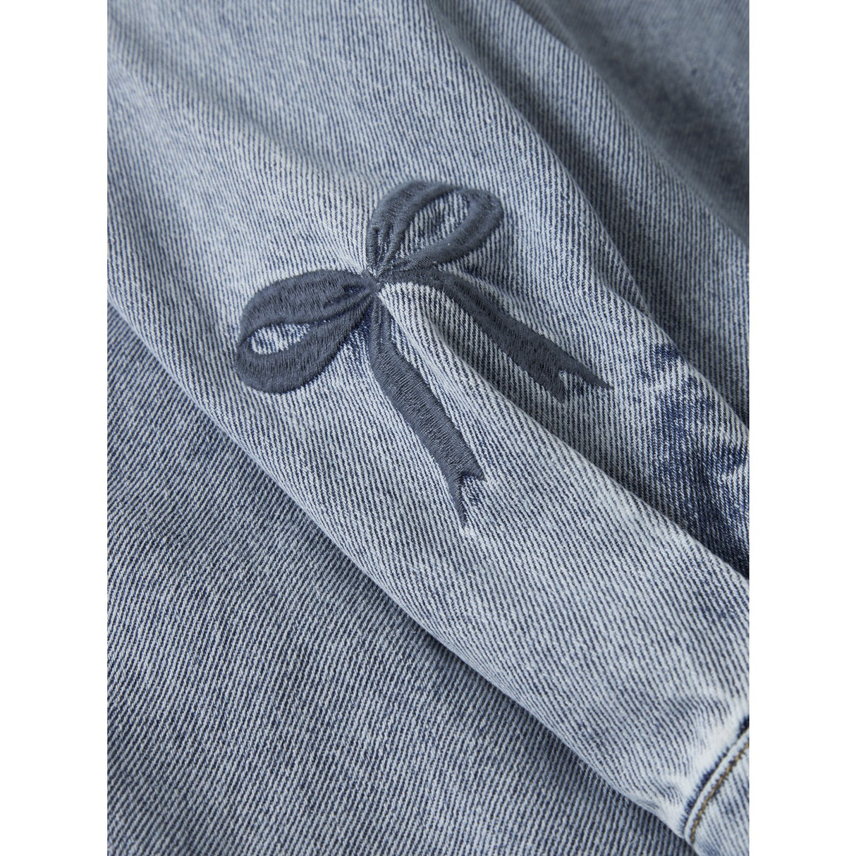 Name It Medium Blue Denim Nkfgloria Dnm Emb Jakke 7511-Za T