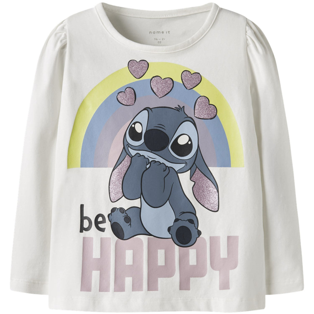 Name It Cloud Dancer Nmfdiana Stitch Ls Top Box Noos Wdi