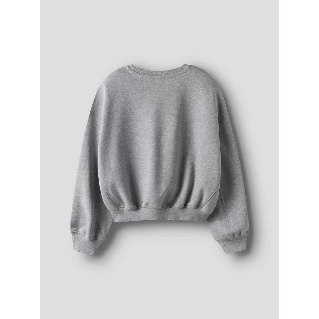 Name It Grey Melange Nkftaya Ls Rlx Kort Sweat Bru Box