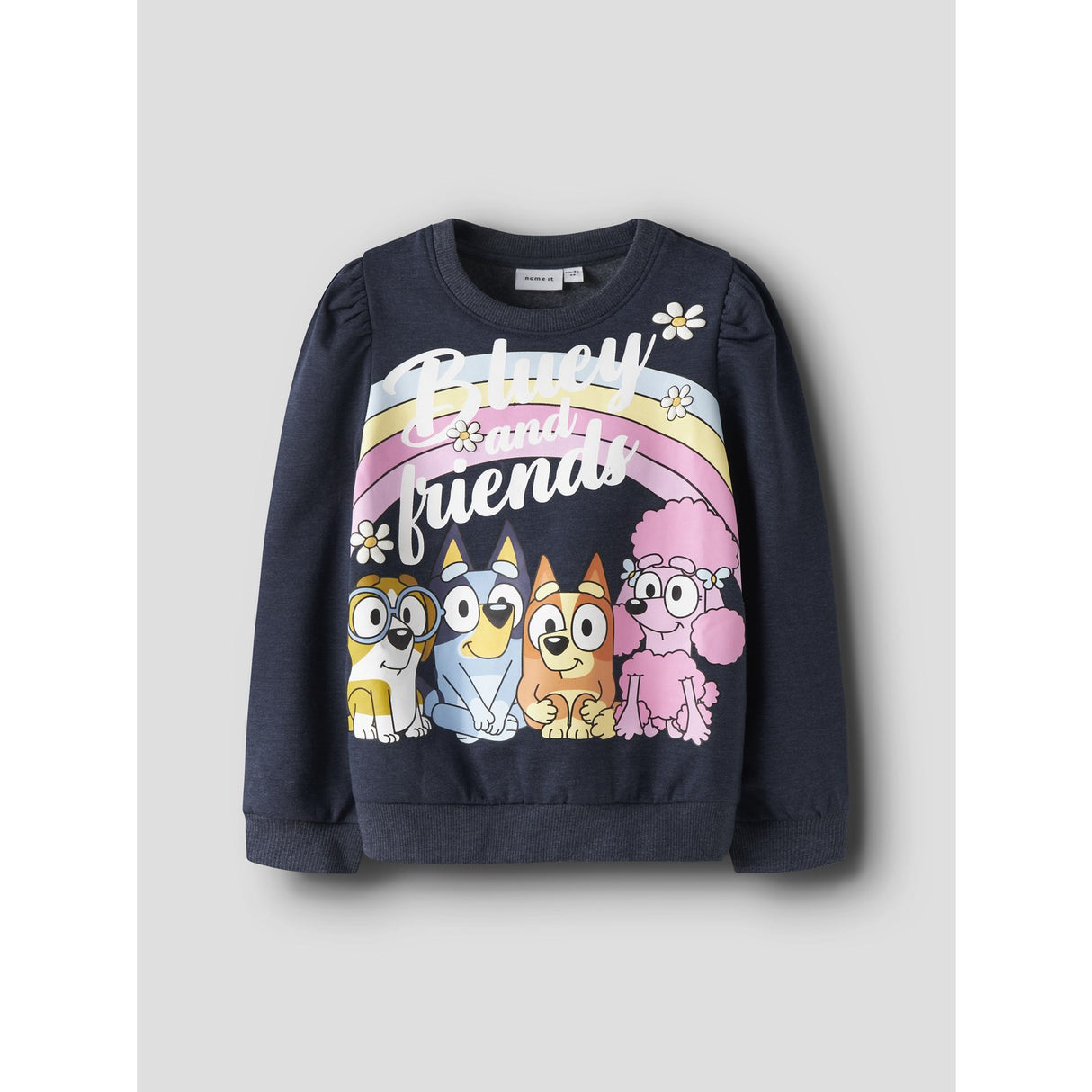 Name It Navy Blazer Melange Nmfjenney Bluey Sweat Bru Sky