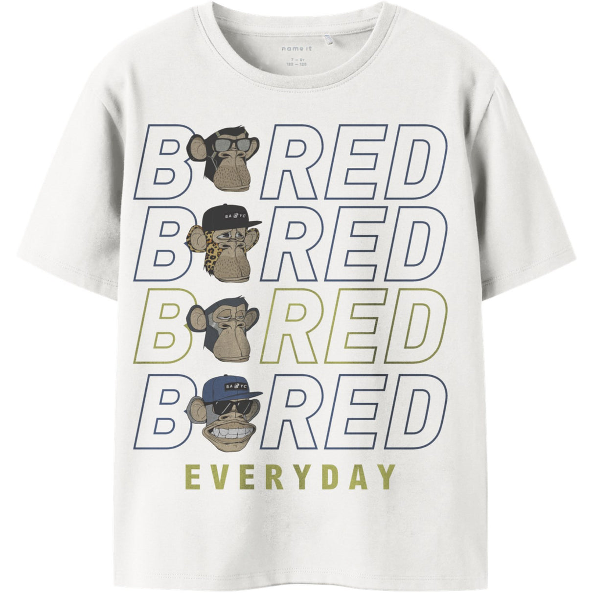 Name It Cloud Dancer Nkmdrey Bod Ss Nreg Top Box Sky