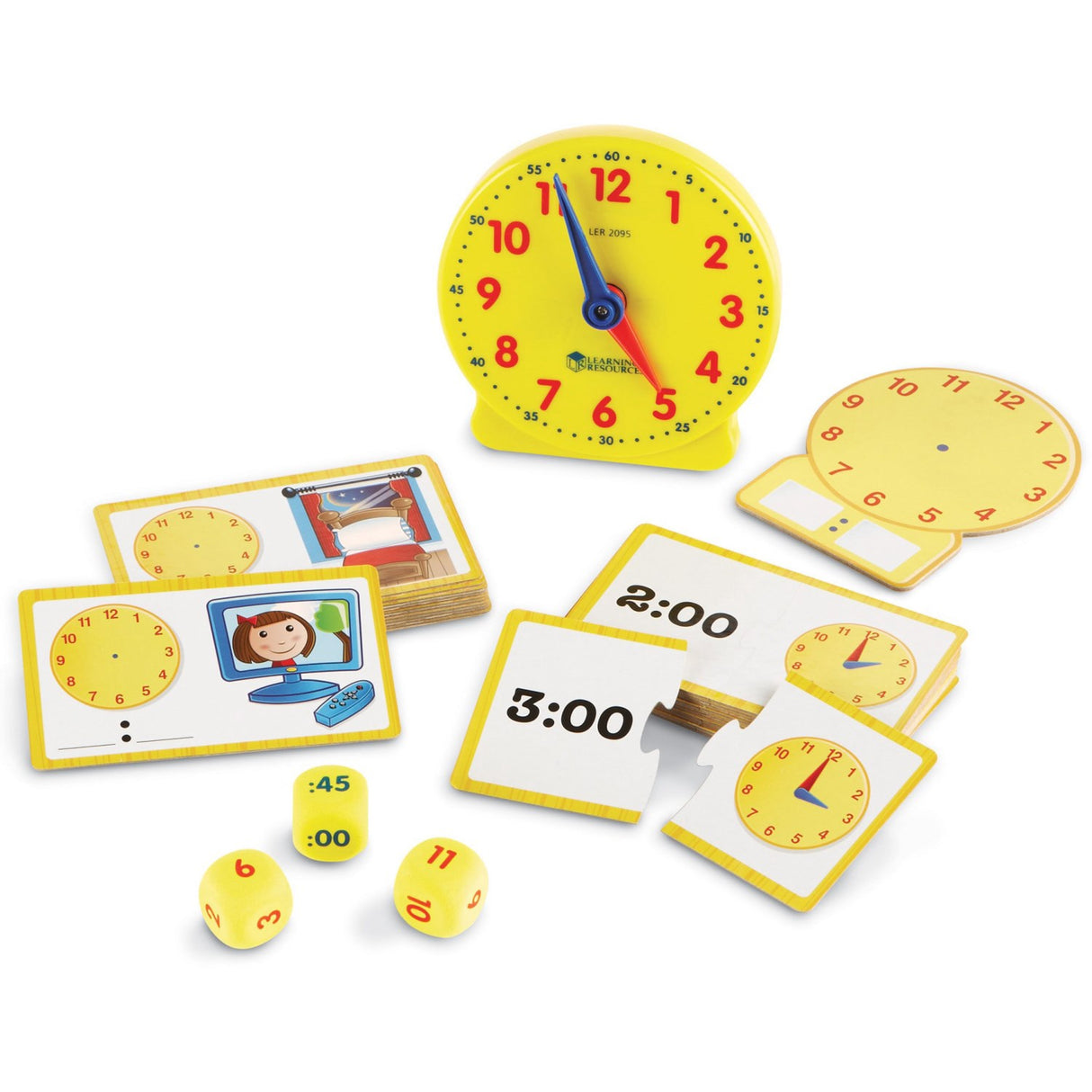 Learning Resources® Time Activity Sæt