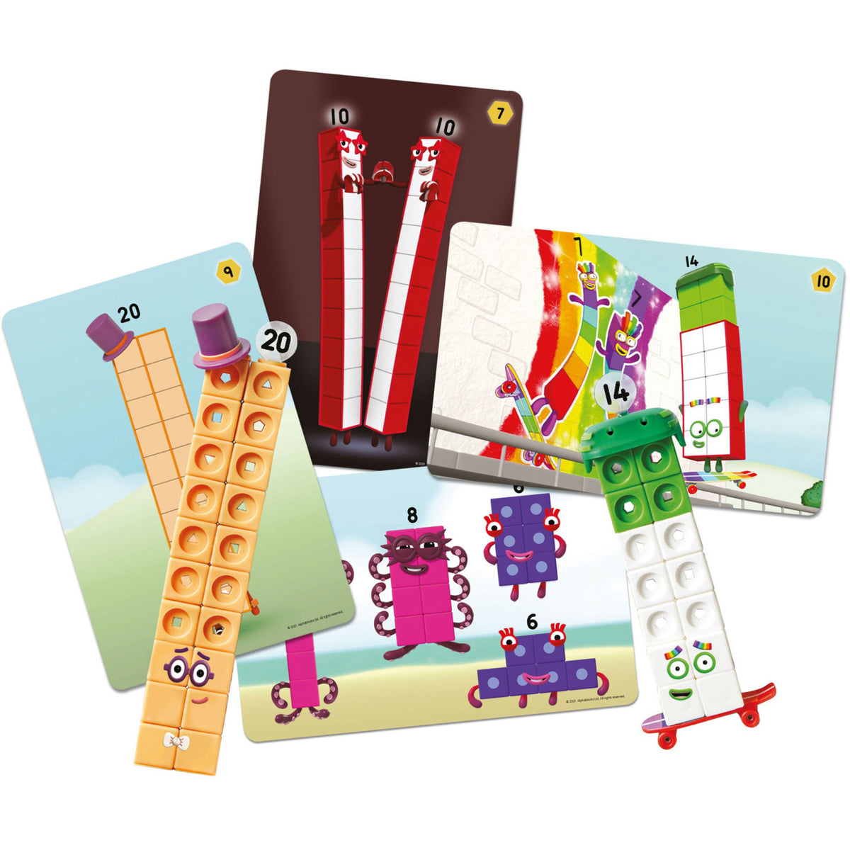 Learning Resources® MathLink® Cubes Numberblocks® 11-20 Aktivitetssæt