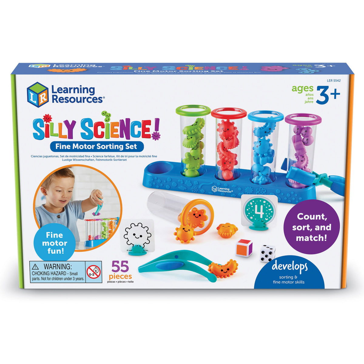 Learning Resources® Silly Science Fine Motor Sorting Sæt