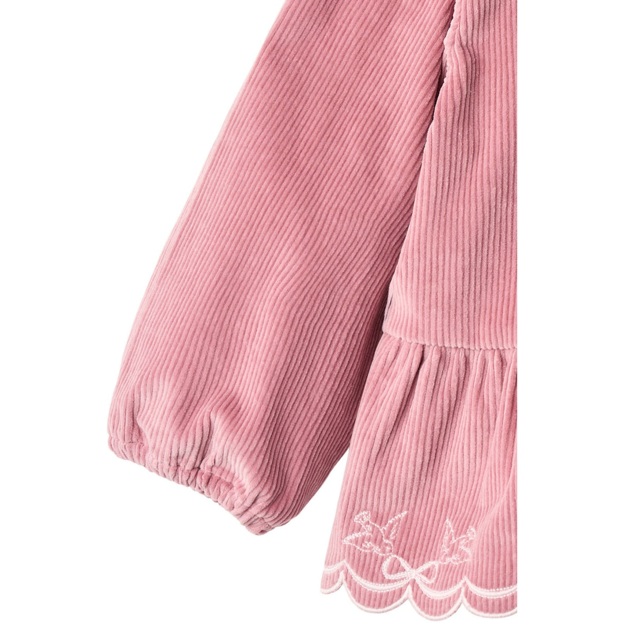 COPENHAGEN COLORS Rose Comb Corduroy Bluse W. Emb.