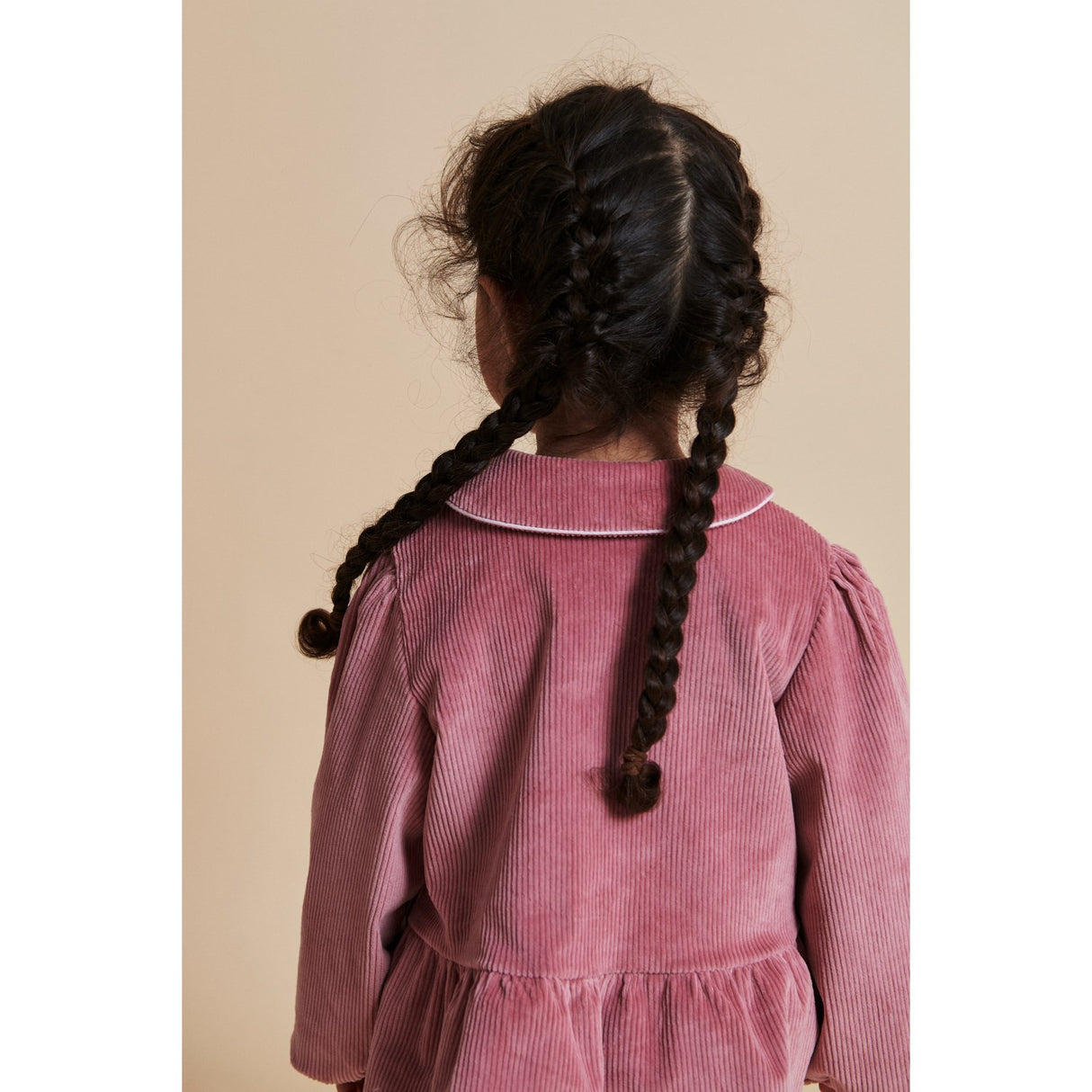 COPENHAGEN COLORS Rose Comb Corduroy Bluse W. Emb.