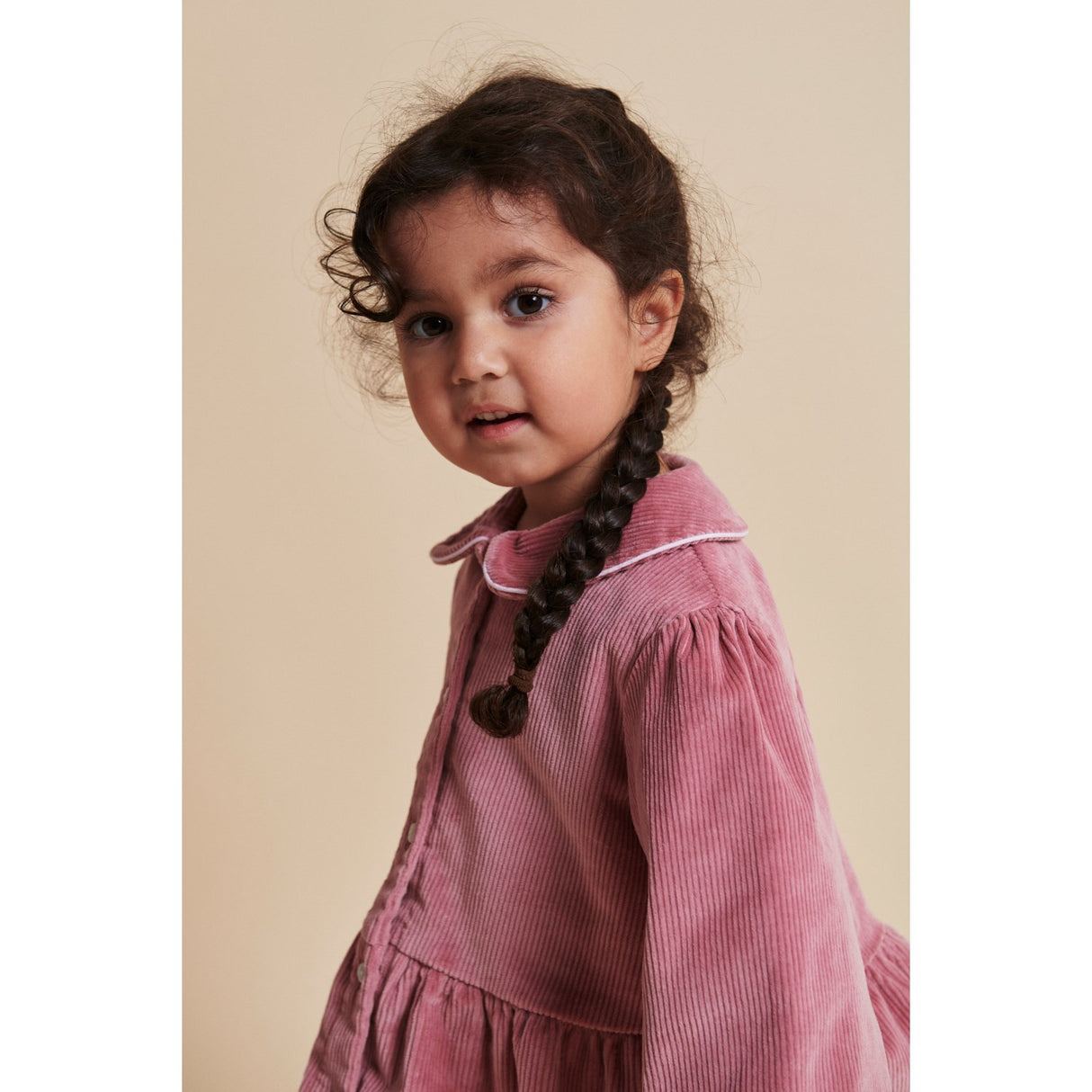 COPENHAGEN COLORS Rose Comb Corduroy Bluse W. Emb.