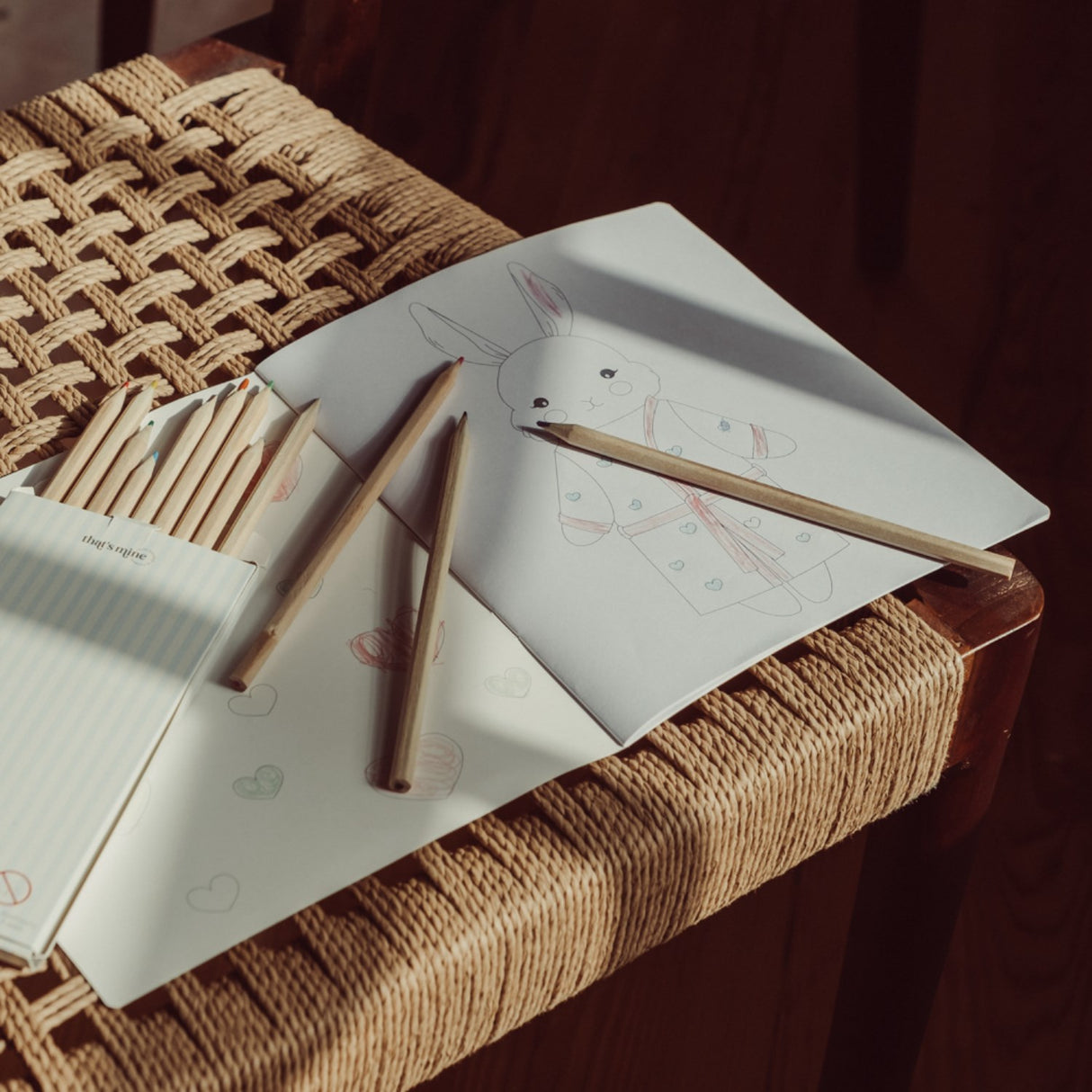 That's Mine Bunny Ben Coloring Bog