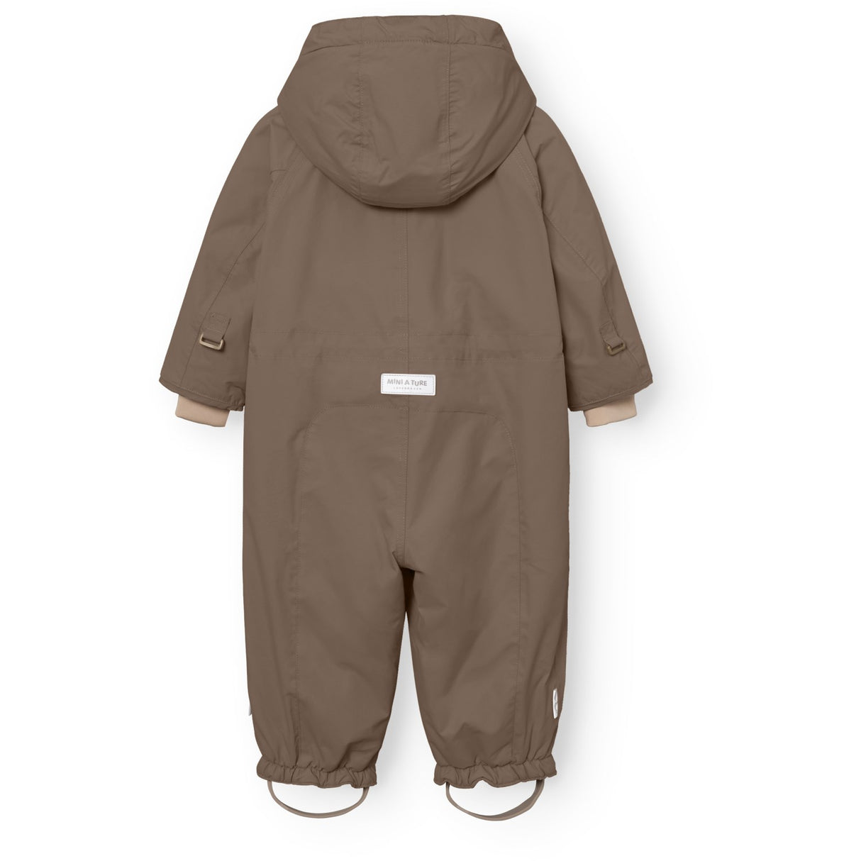 Mini A ture Morel Grey Matwisti Fleece Lined Snowsuit. GRS