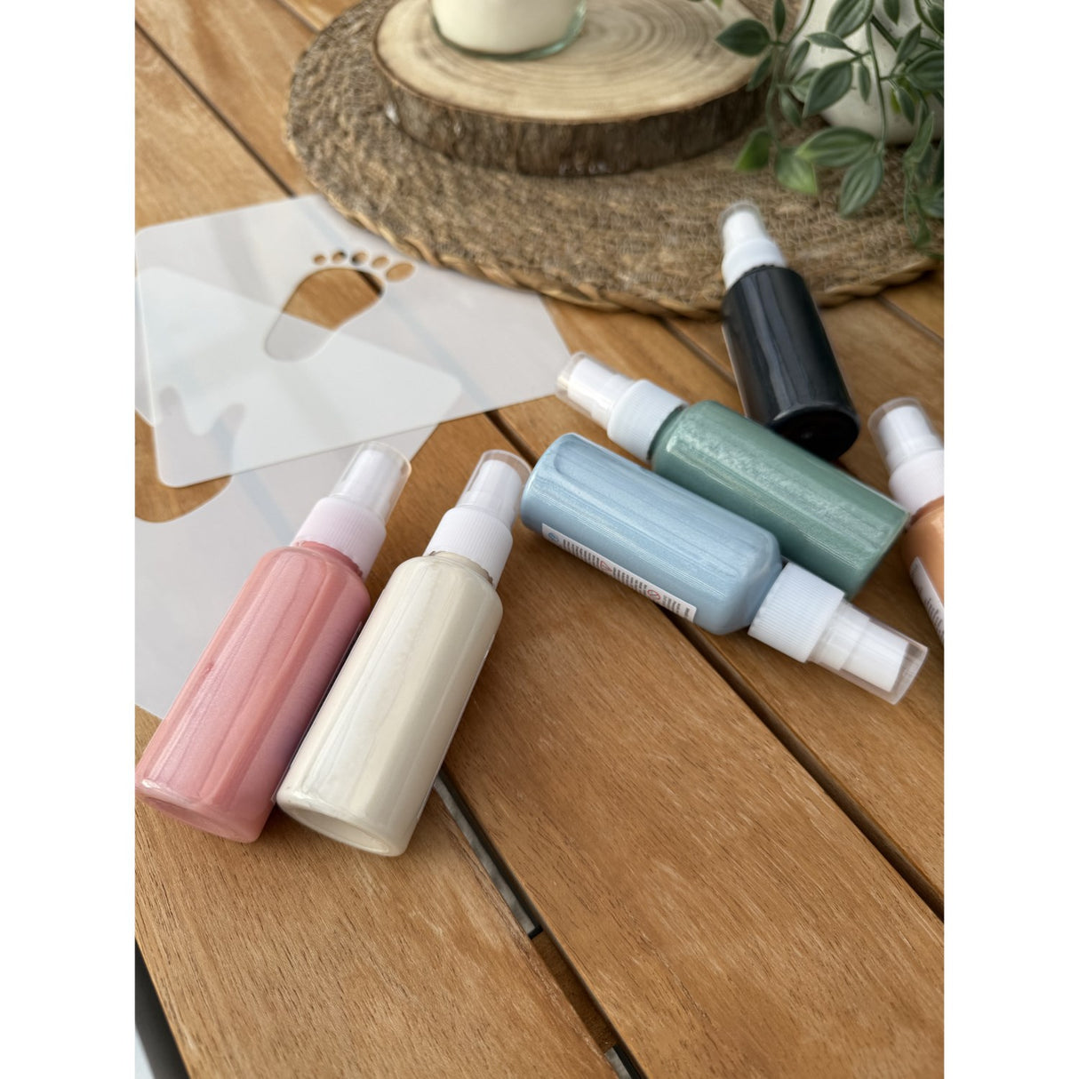 Vanilla COPENHAGEN Multi Stof Paint Spray Hand & Foot Print Kit