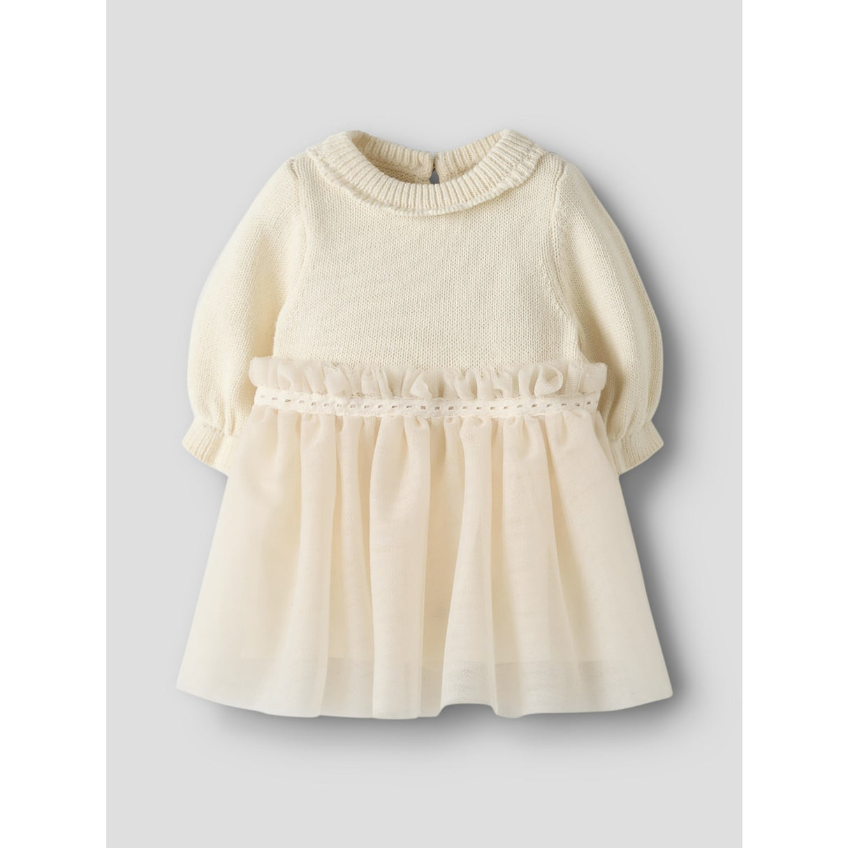 Lil'Atelier Pistachio Shell Nbfsarina Ls Strik Body Kjole Lil