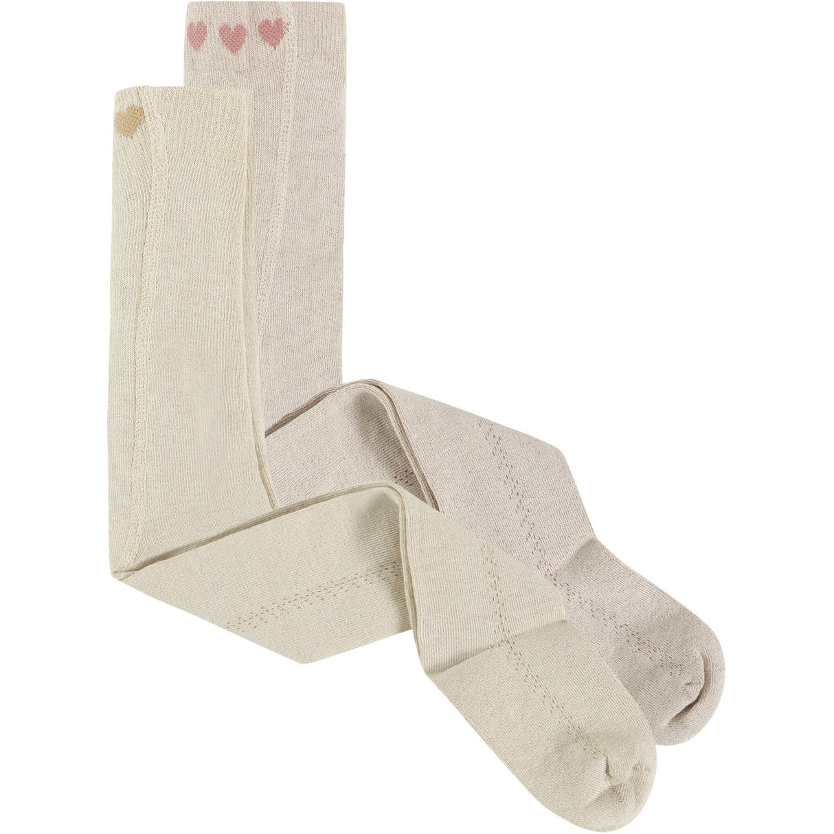 Minymo Burnished Lilac Strømpebukser W.Pointelle (2-Pack)