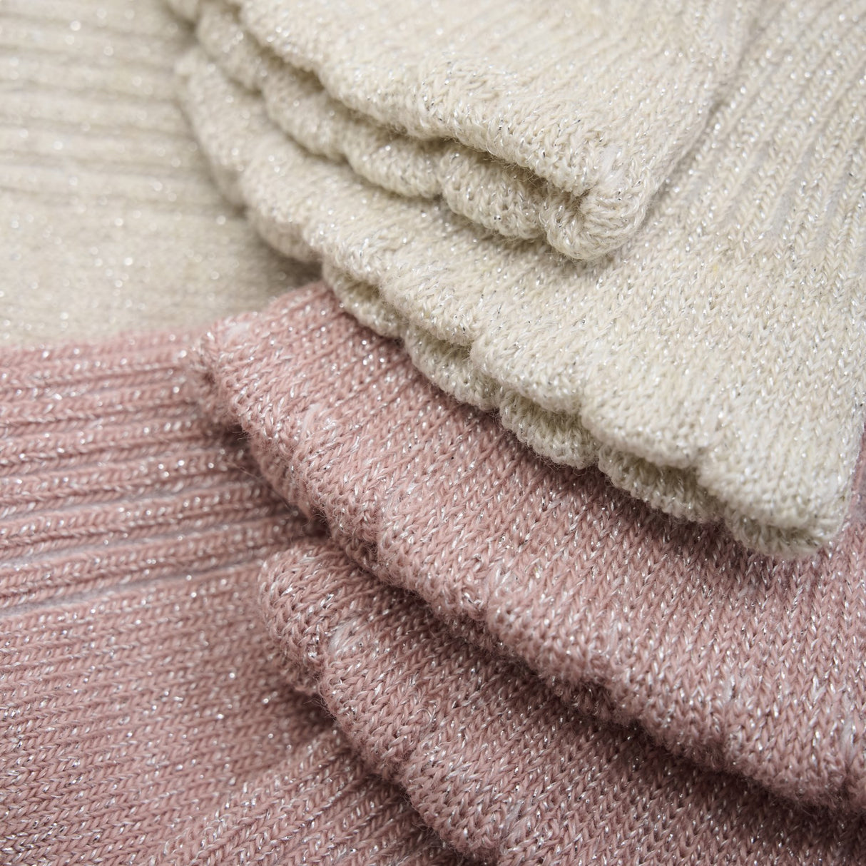 Minymo Ash Rose Strømper W. Glitter (2-Pack)