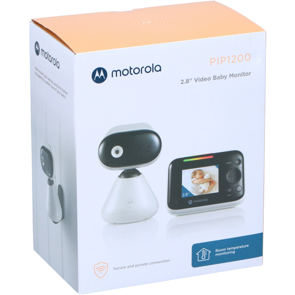 Motorola Babyalarm med Kamera - Hvid - PIP1200 - 230V