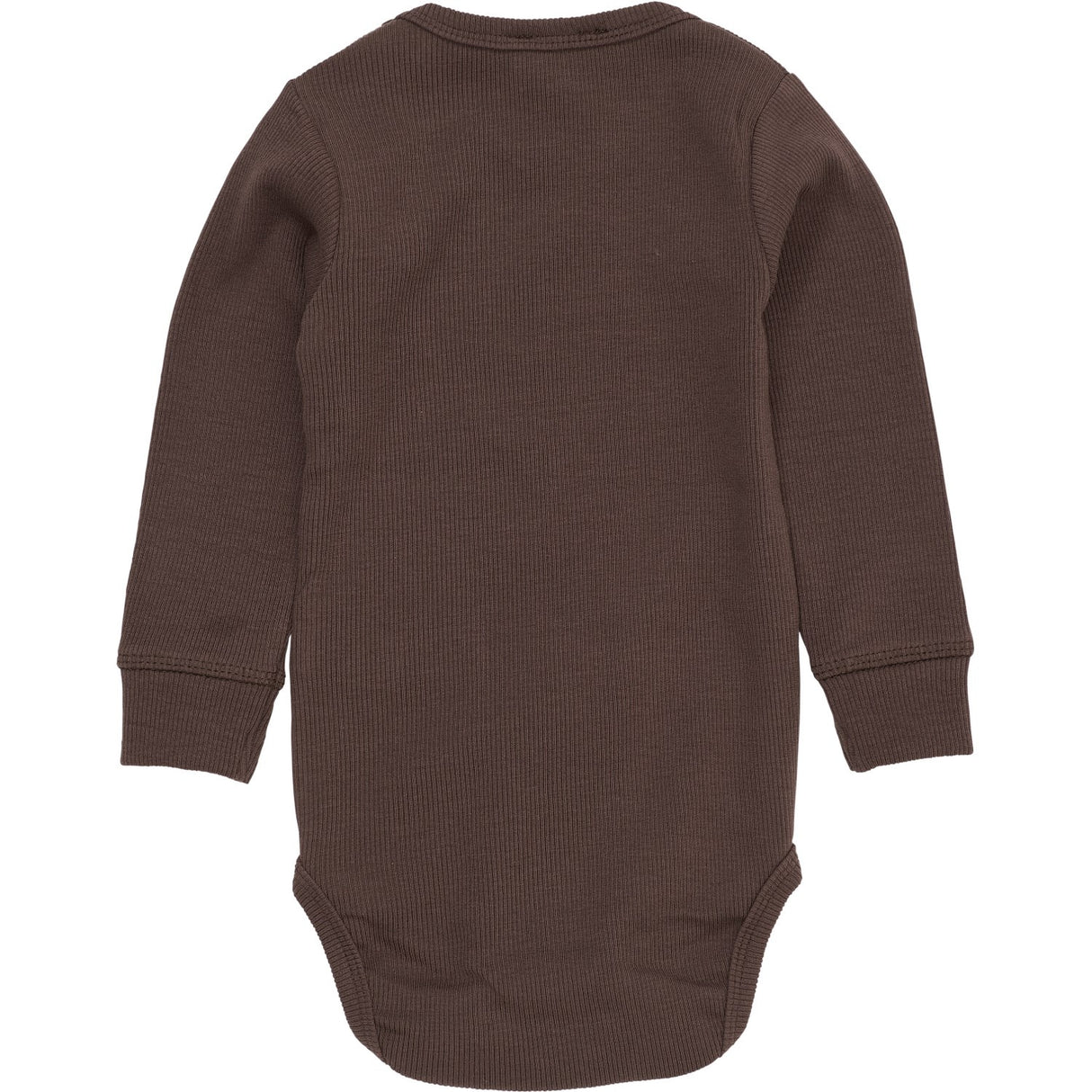 COPENHAGEN COLORS Dk Brown Modal Rib Ls Body