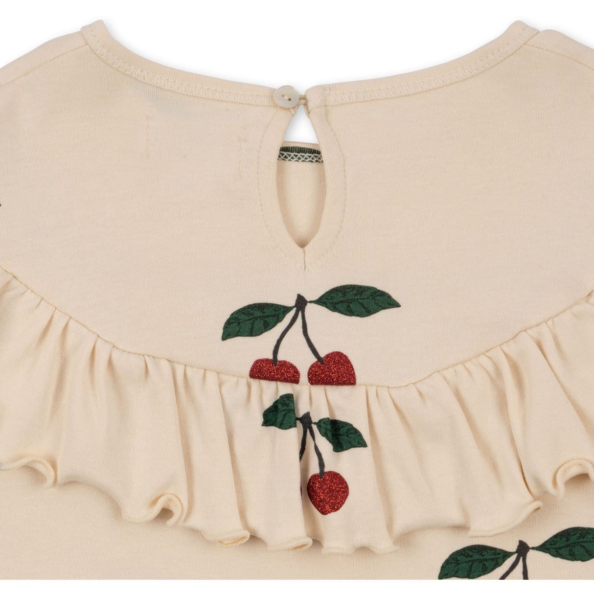 Konges Sløjd Ma Grande Cerise Glitter Malli Glitter Bluse GOTS