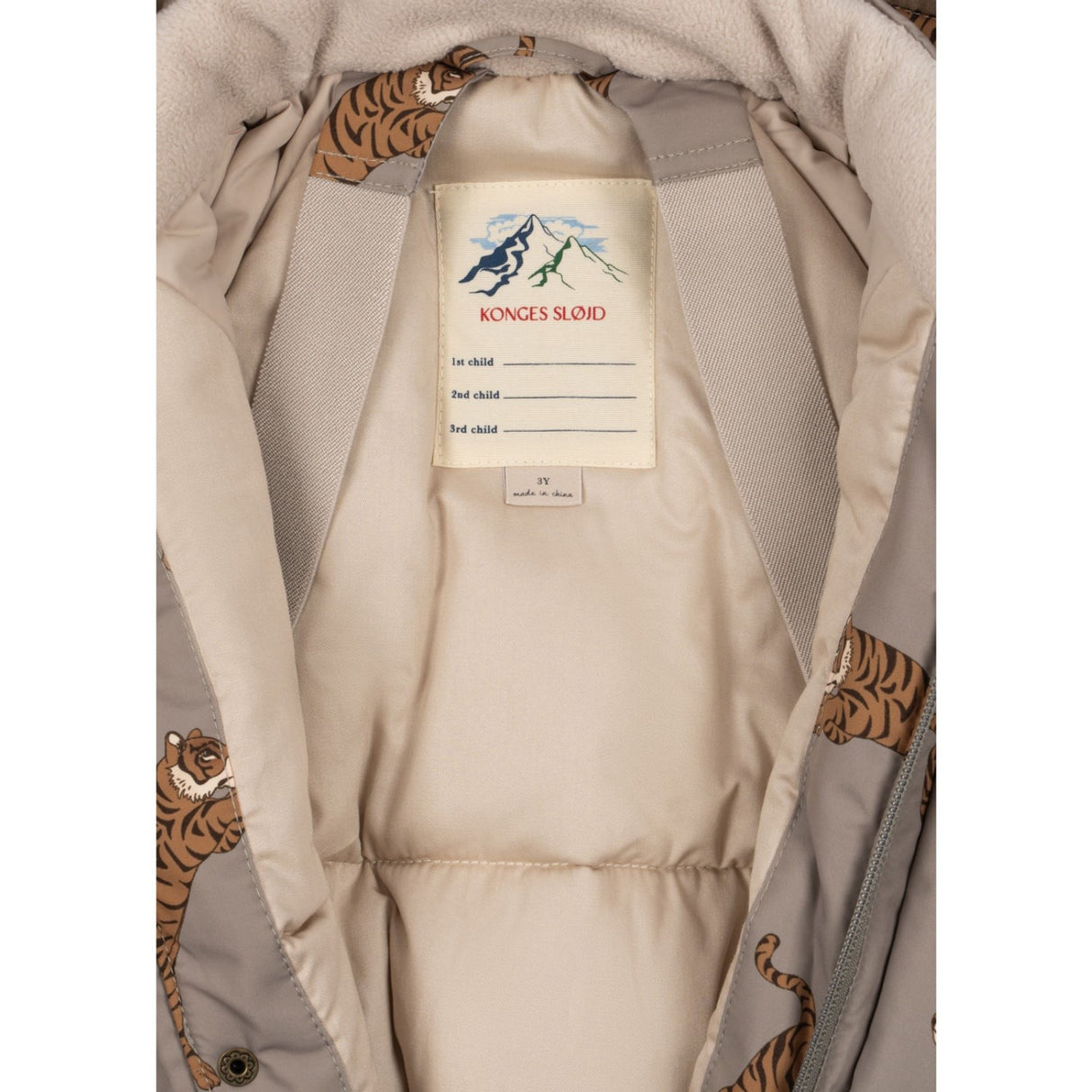 Konges Sløjd Tiger Oak Nohr Flyverdragt Print