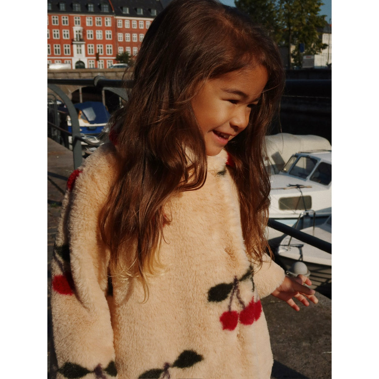 Konges Sløjd Ma Grande Cerise Fuzzie Frakke Grs