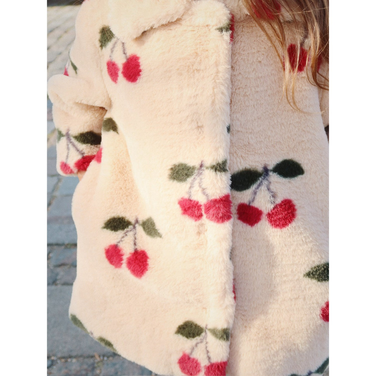 Konges Sløjd Ma Grande Cerise Fuzzie Frakke Grs