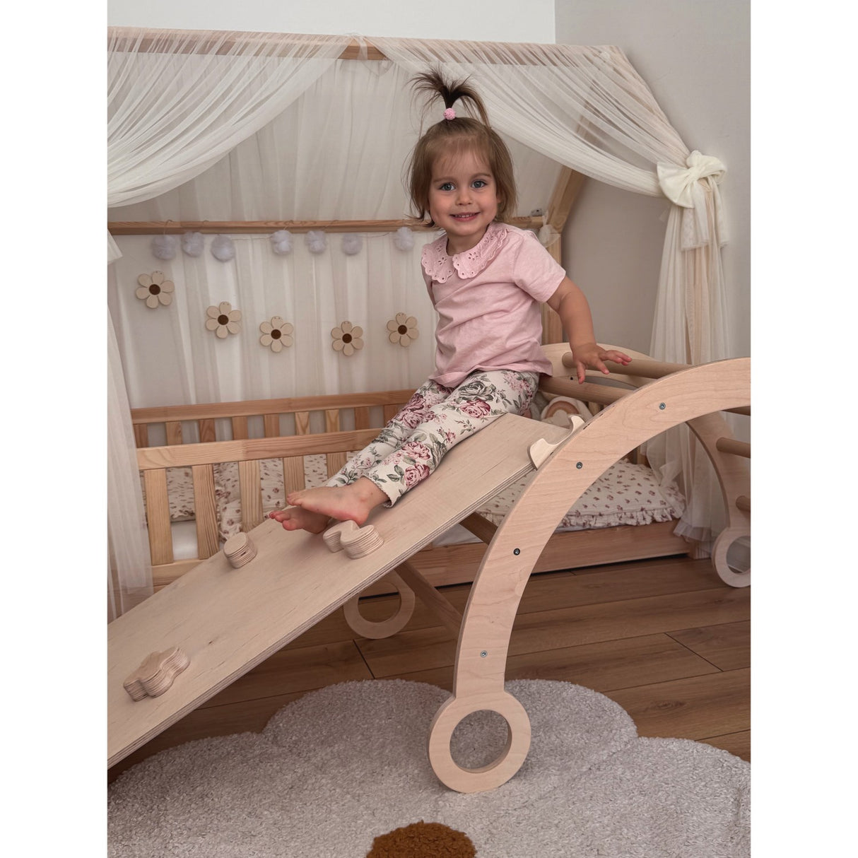 Woobiboo Natural Slide-Climber L