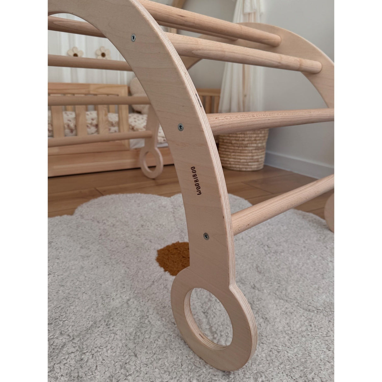 Woobiboo Natural Montessori Wooden Rocker L
