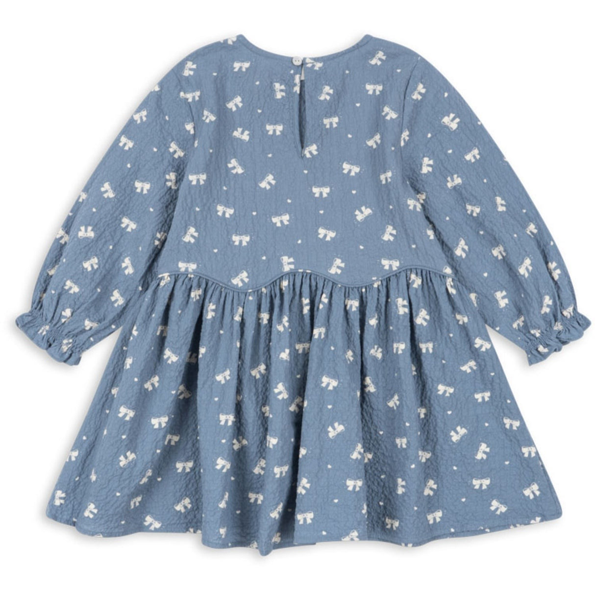Konges Sløjd Boucle Blue Vida Kjole GOTS