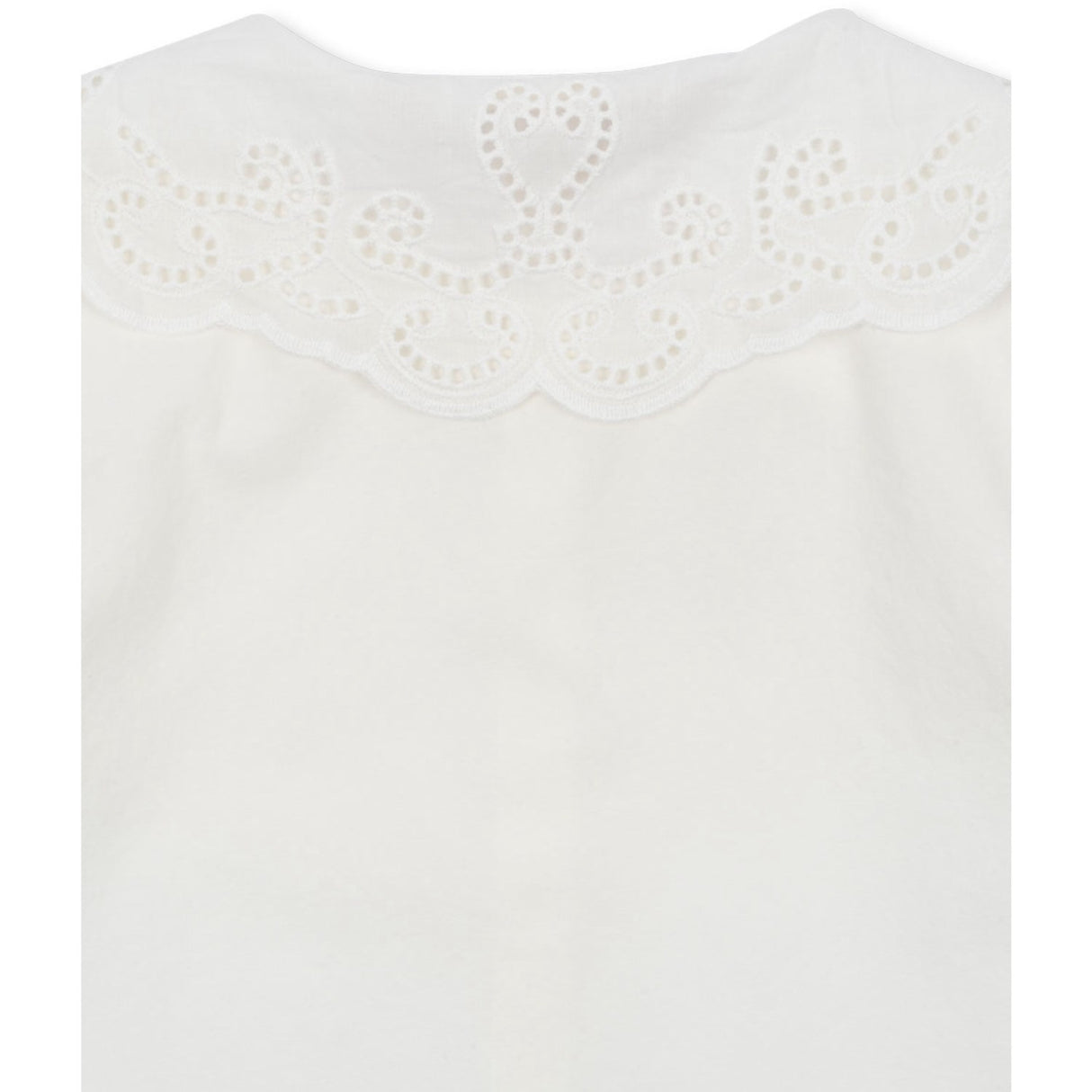 Konges Sløjd Optic White Rilo Krave Skjorte GOTS