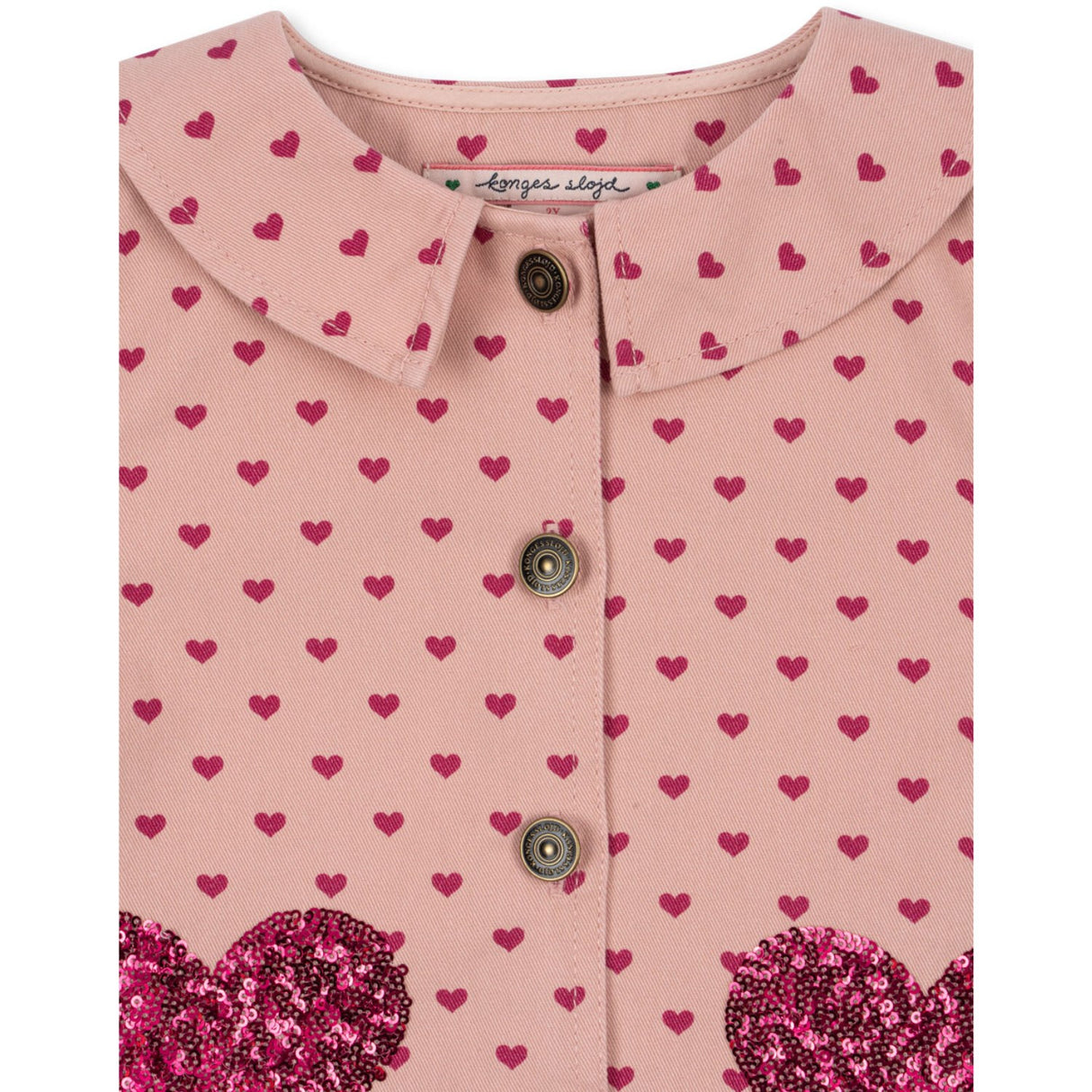 Konges Sløjd Berry Coeur Nola Paliet Skjorte Jakke GOTS